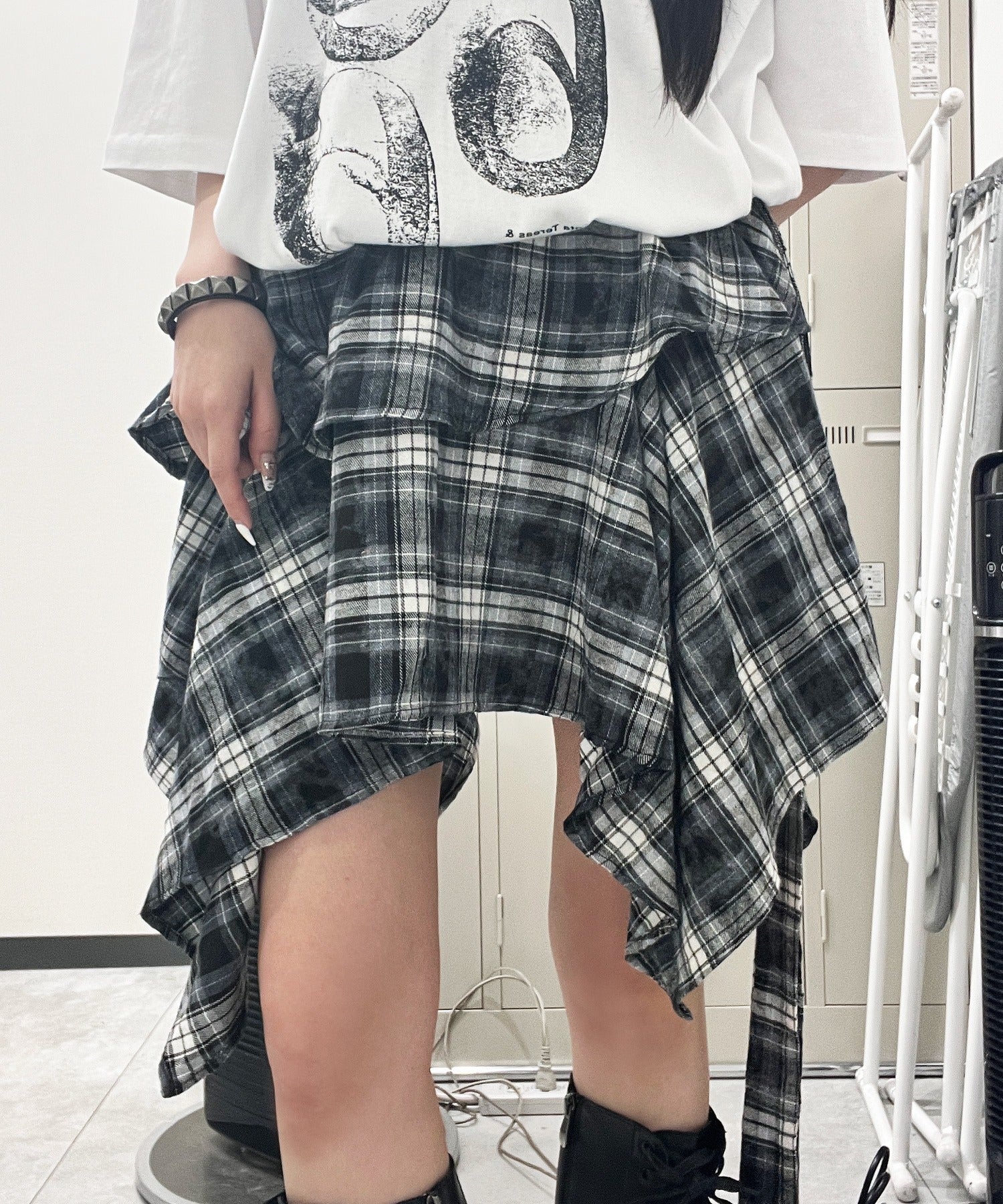 ブリーチチェックイレヘムスカート - Image 14