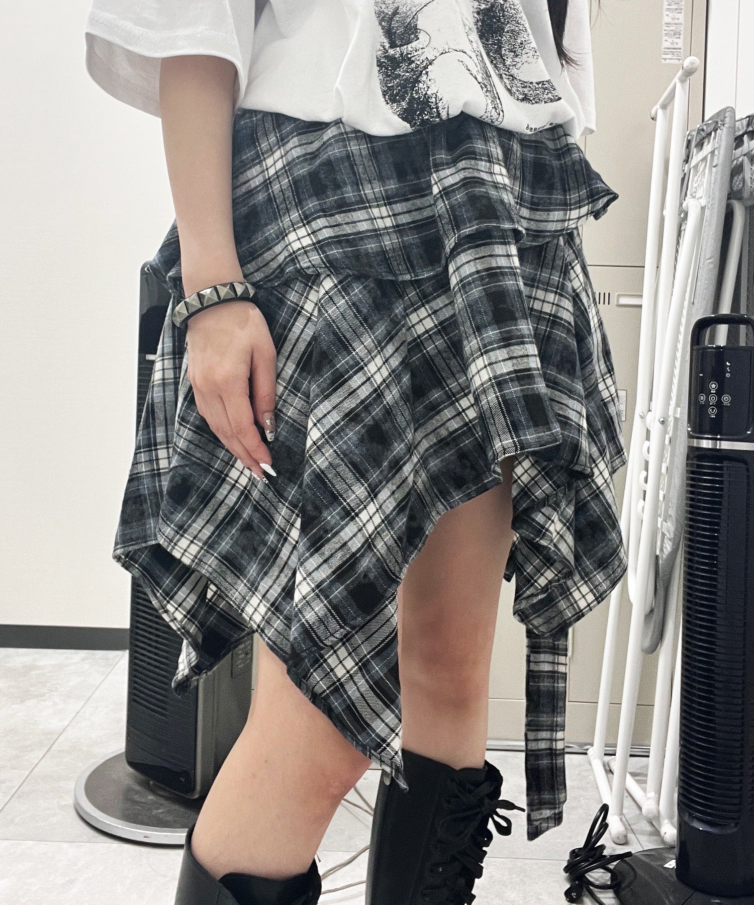 ブリーチチェックイレヘムスカート - Image 15