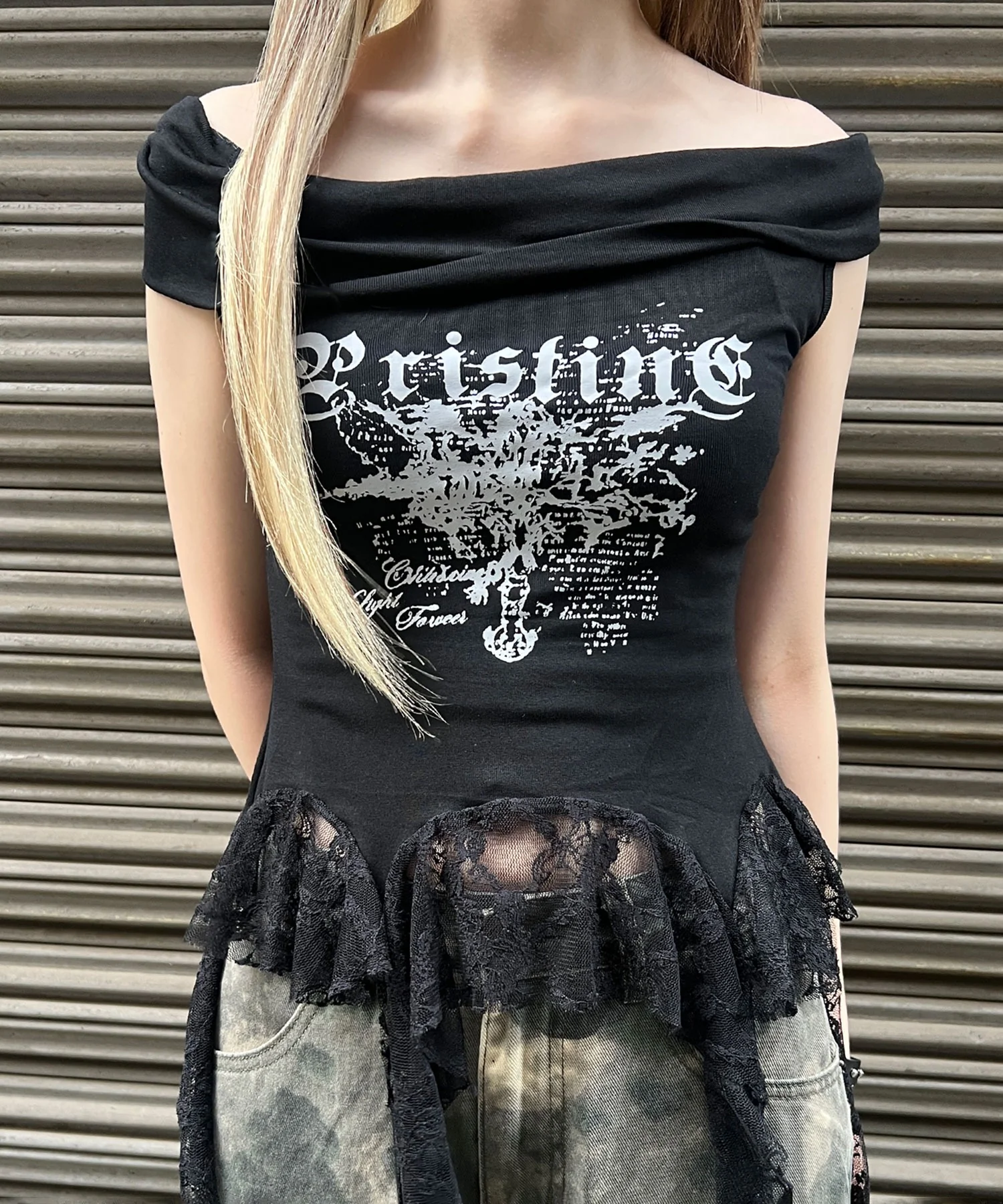 ゴシックサイドレースフリルトップ - Image 11
