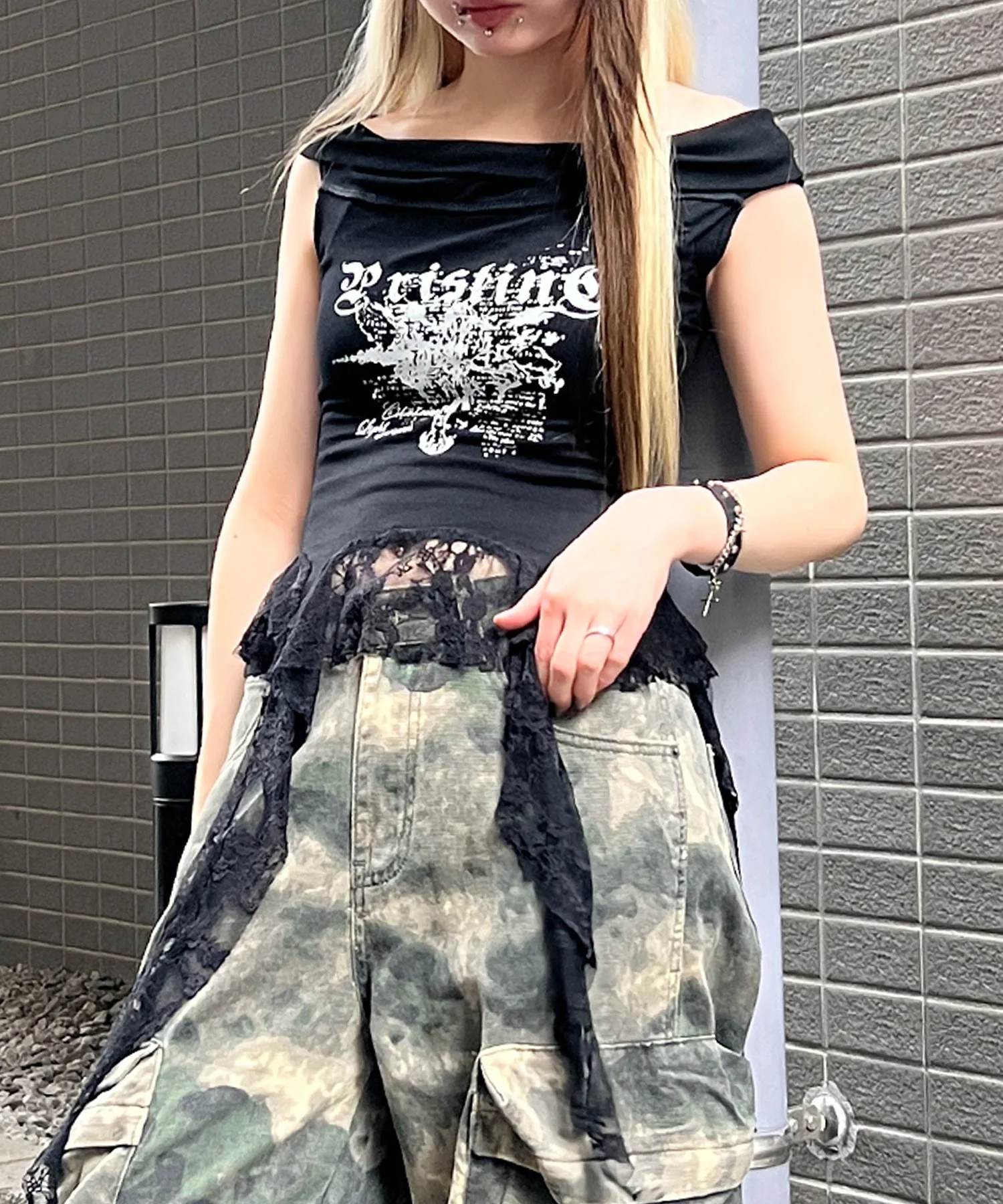 ゴシックサイドレースフリルトップ - Image 12
