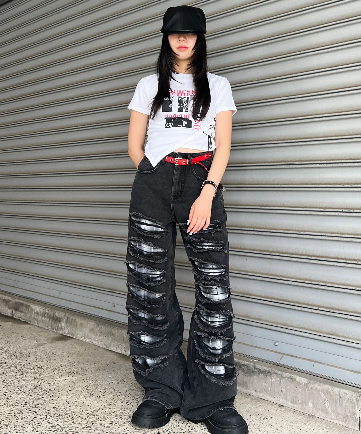 サイドレースアップパンクT - Image 10