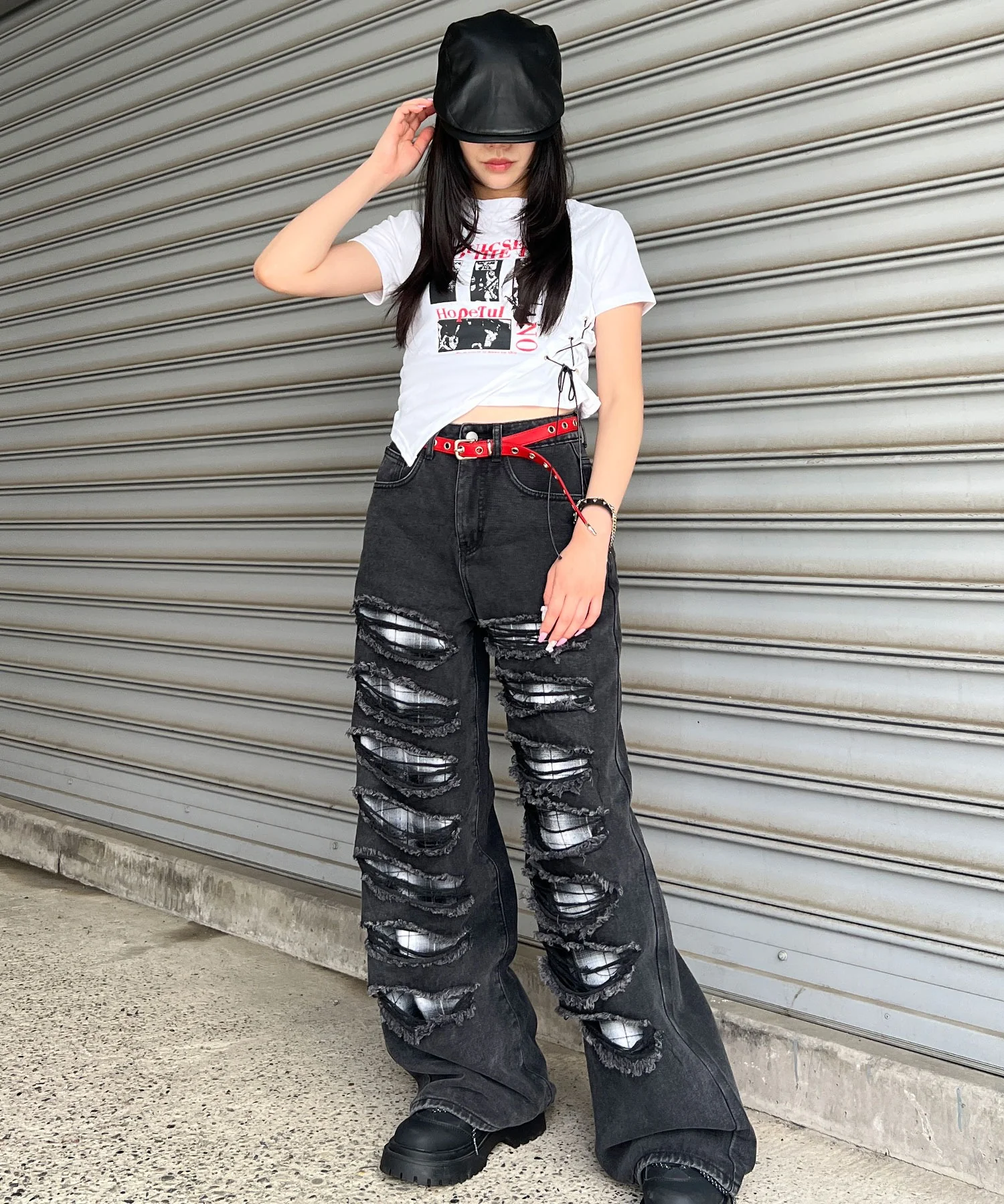 サイドレースアップパンクT - Image 11