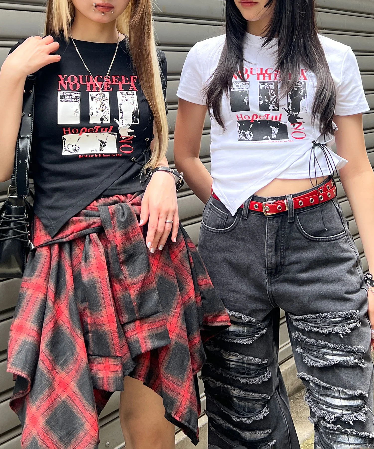 サイドレースアップパンクT - Image 3