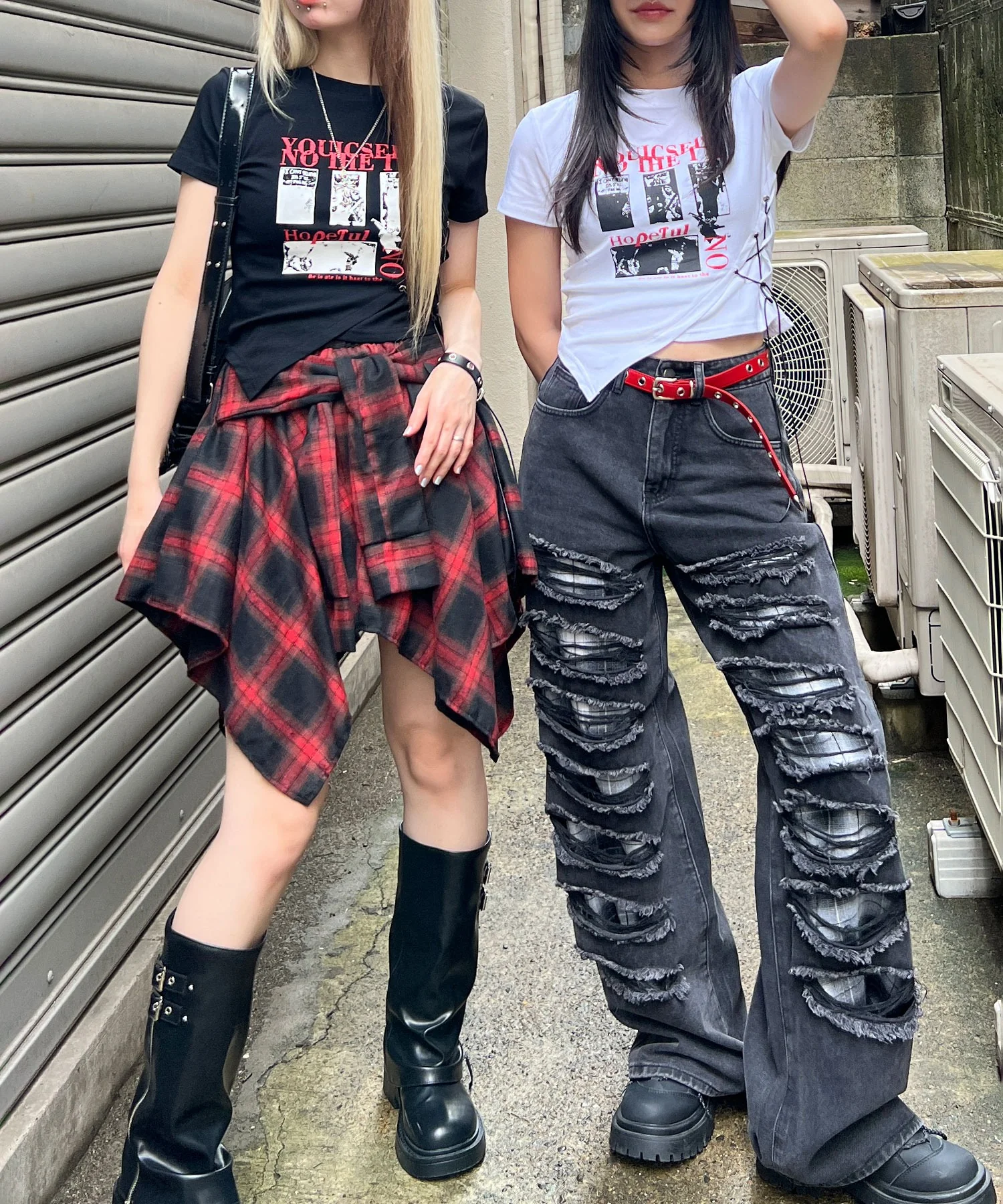 サイドレースアップパンクT - Image 6