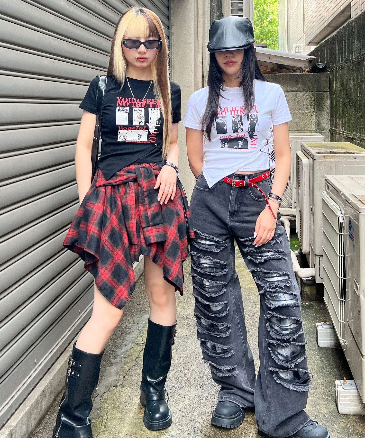 サイドレースアップパンクT - Image 7
