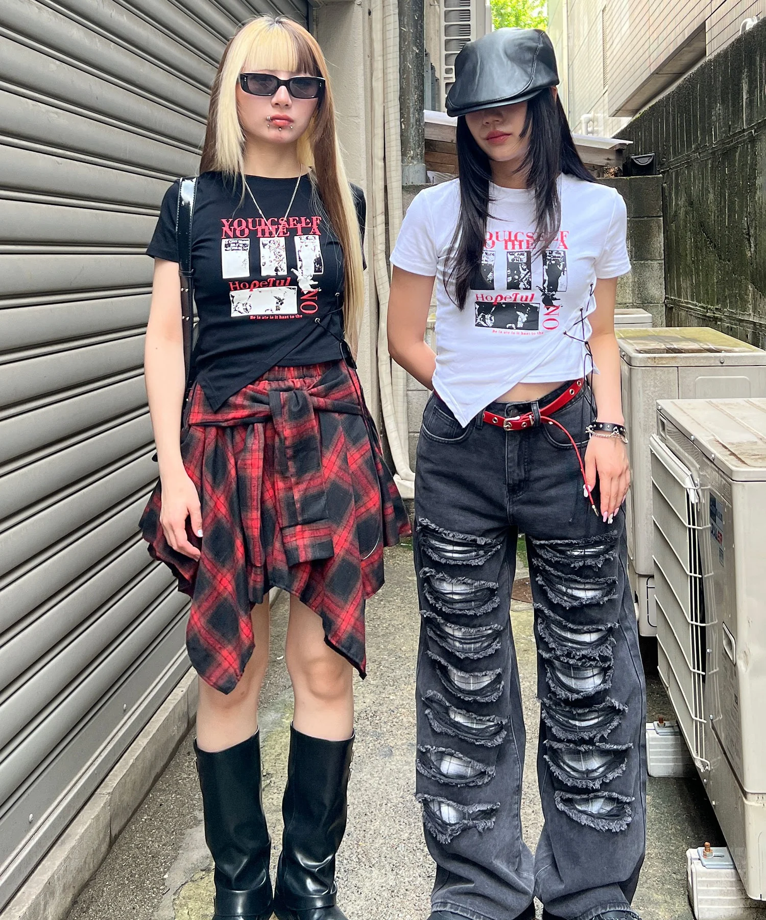 サイドレースアップパンクT - Image 8