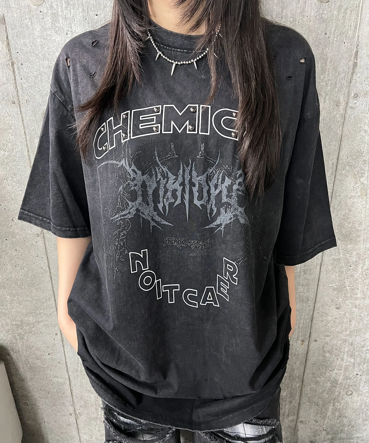 ケミカルスタッズビッグT - Image 2