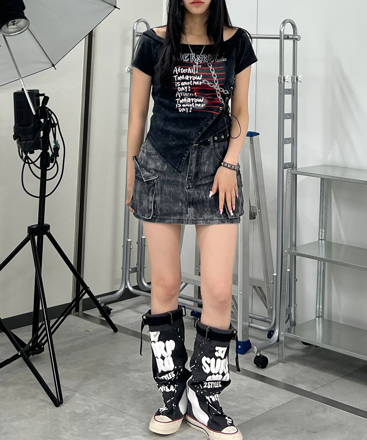 ROCK＆ROLLオフショルT - Image 12