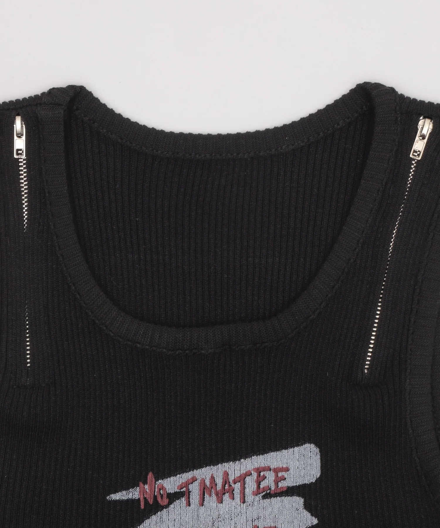 ZIPショルダーニットタンク - Image 17