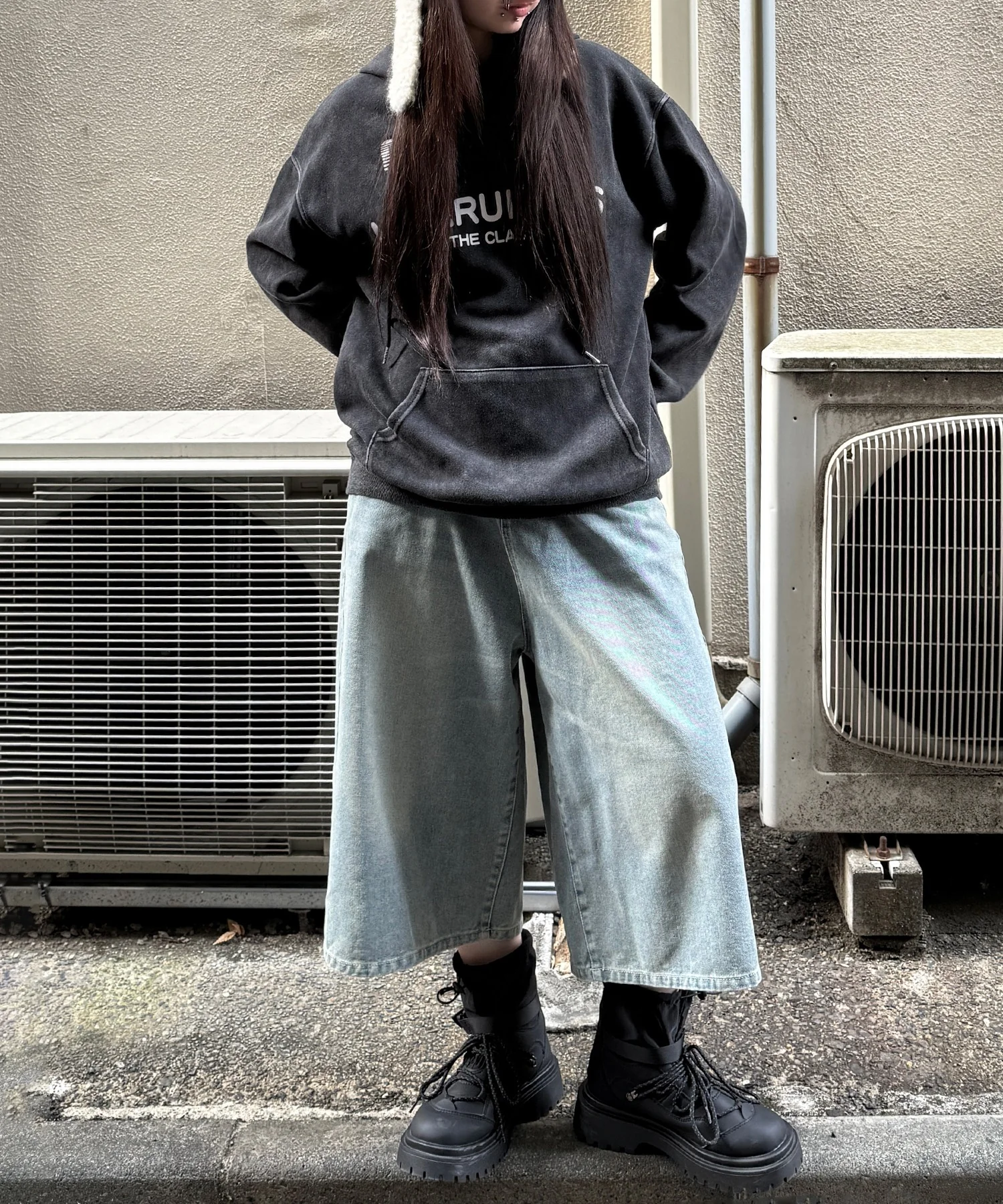 ワイドデニムハーフパンツ - Image 11