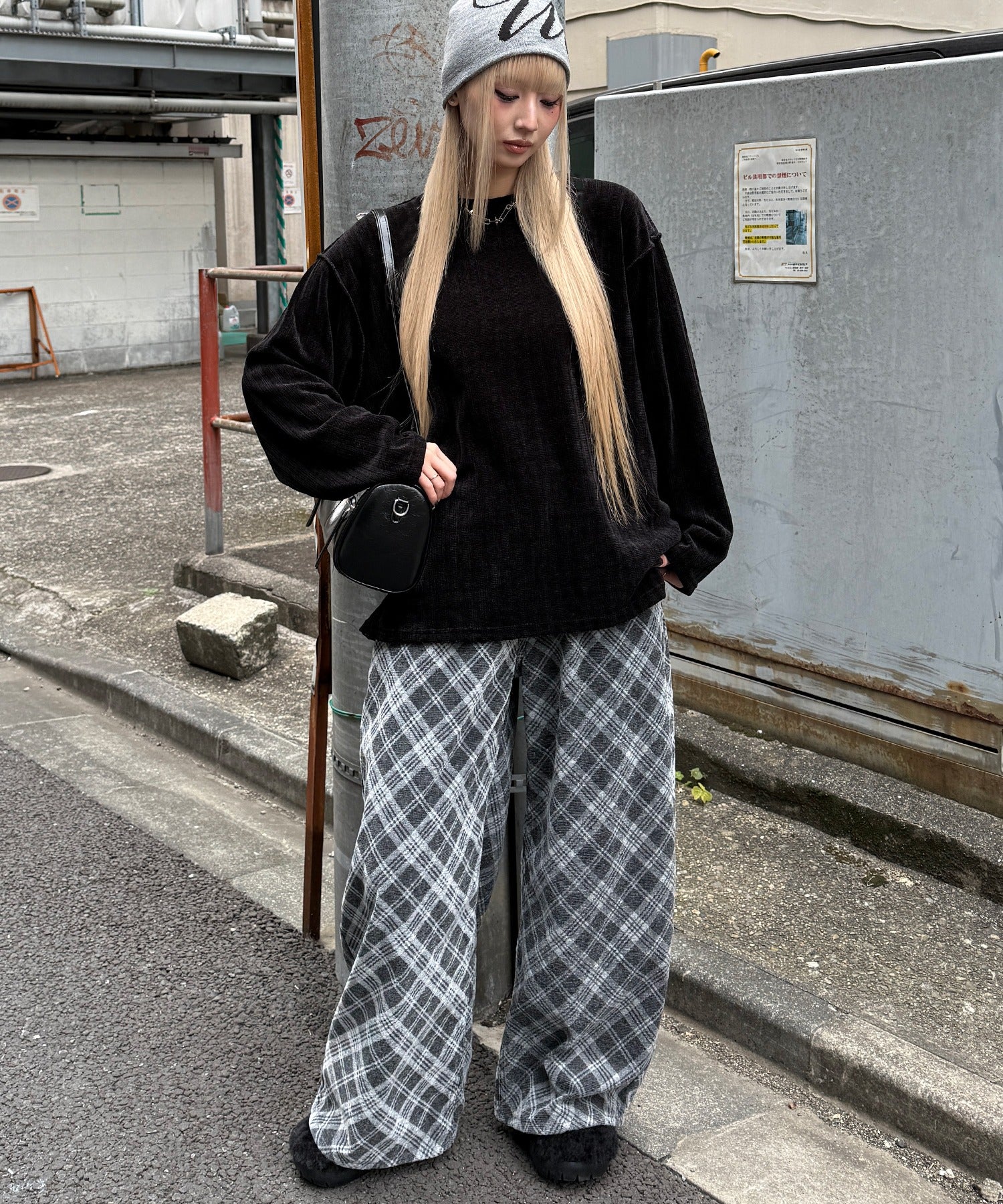 チェックカーブデニム - Image 2