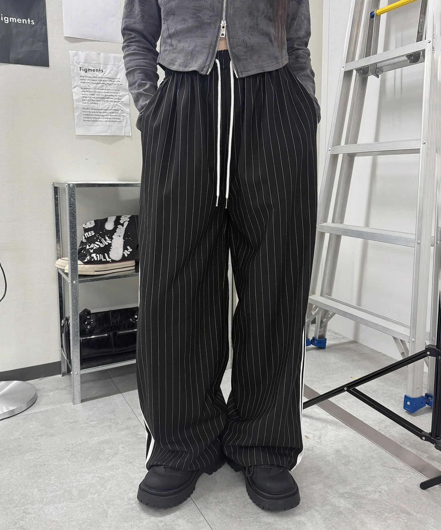 ストライプトラックパンツ - Image 14