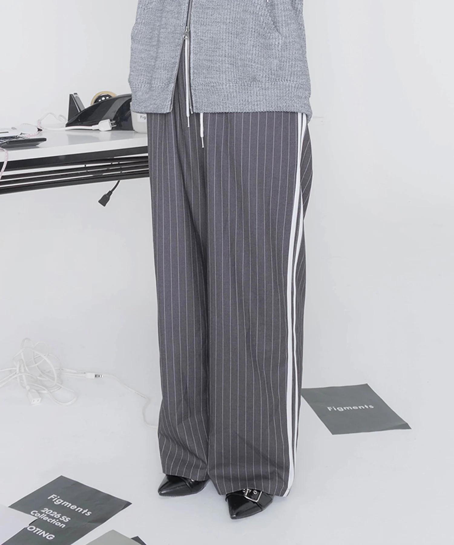 ストライプトラックパンツ - Image 3