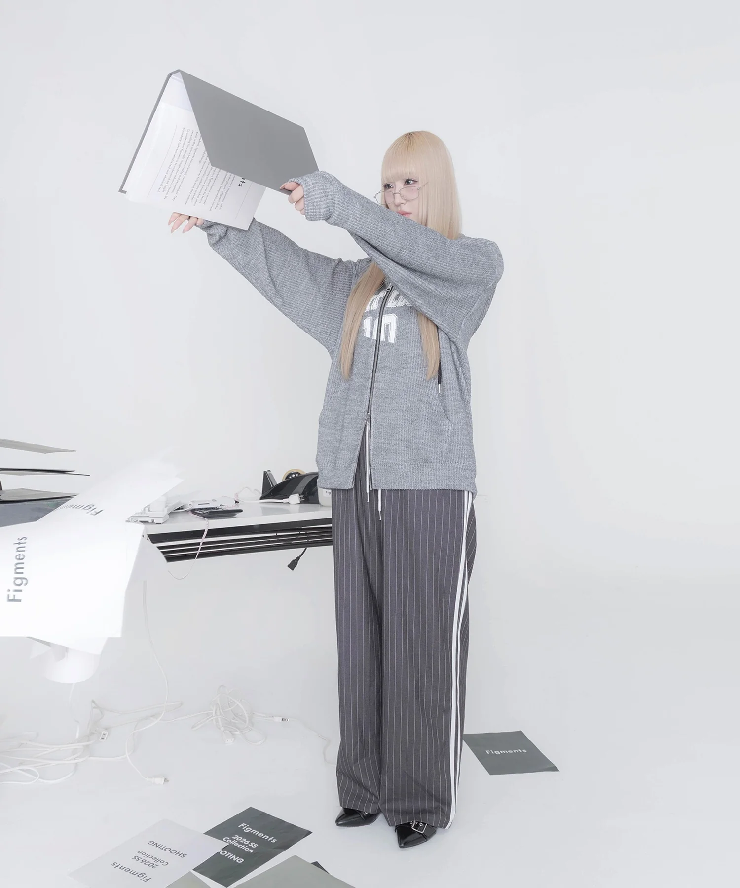 ストライプトラックパンツ - Image 5