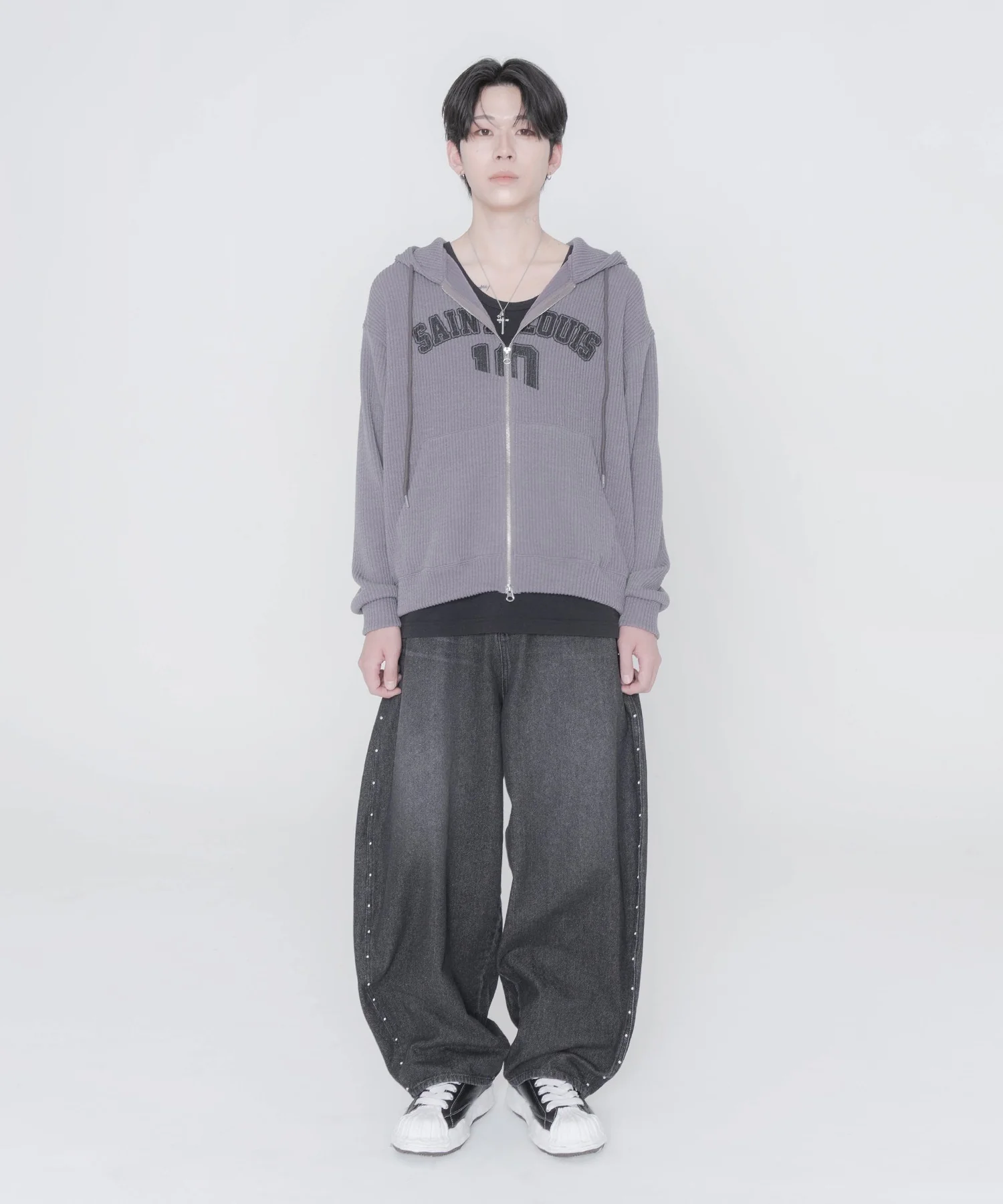シティロゴニットジップパーカー - Image 11