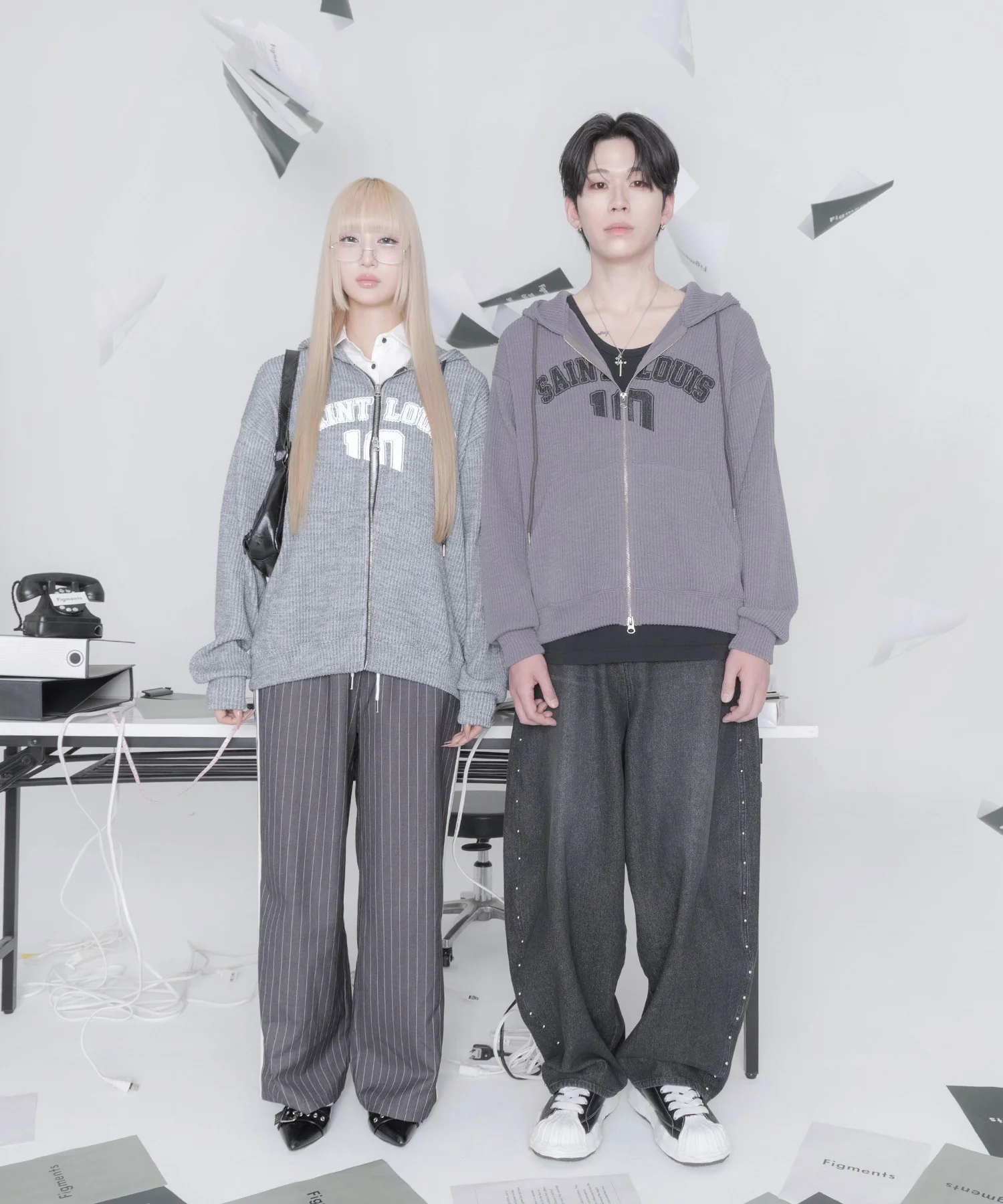 シティロゴニットジップパーカー - Image 16