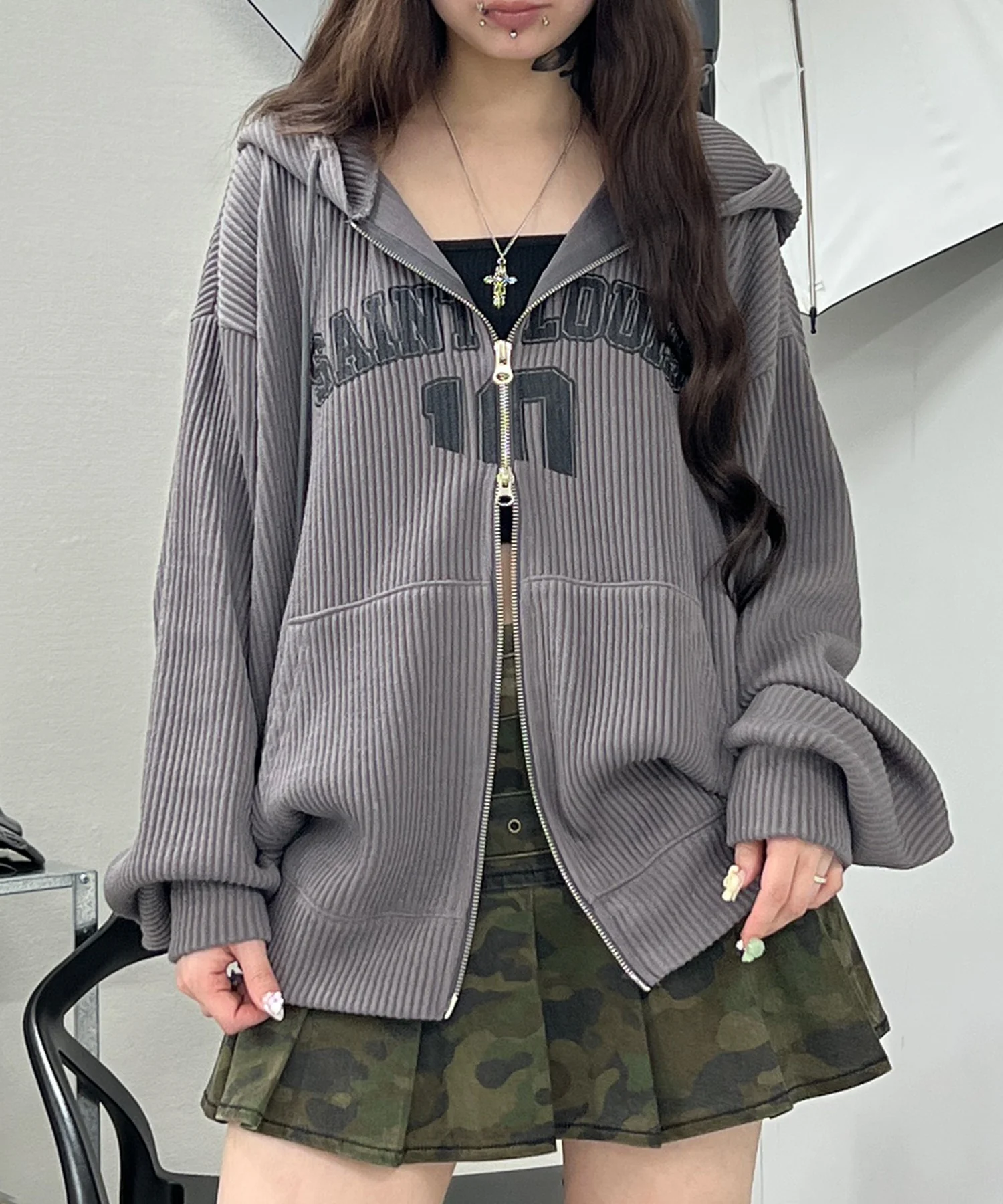 シティロゴニットジップパーカー - Image 25