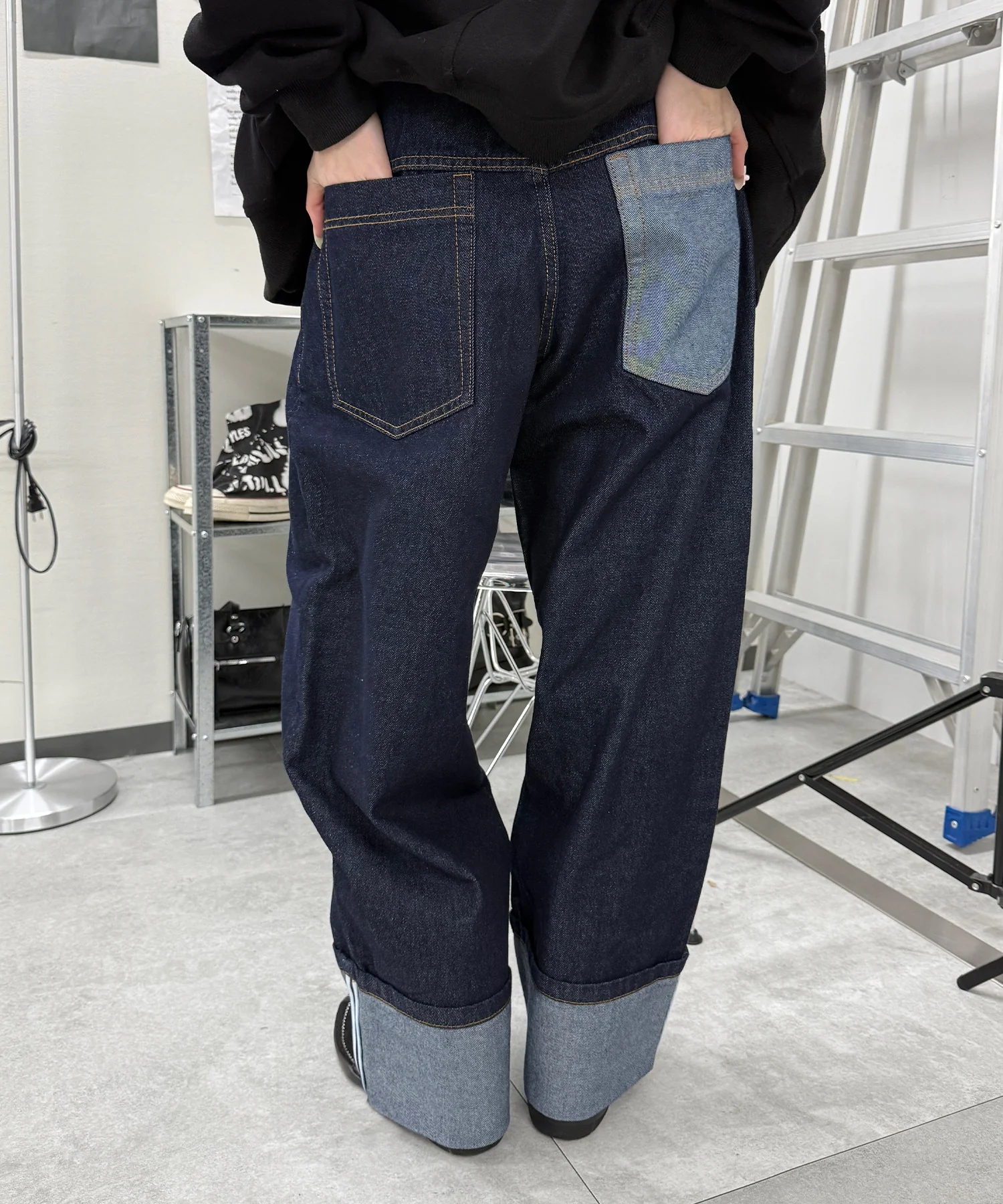 ロールアップカーブデニム - Image 3