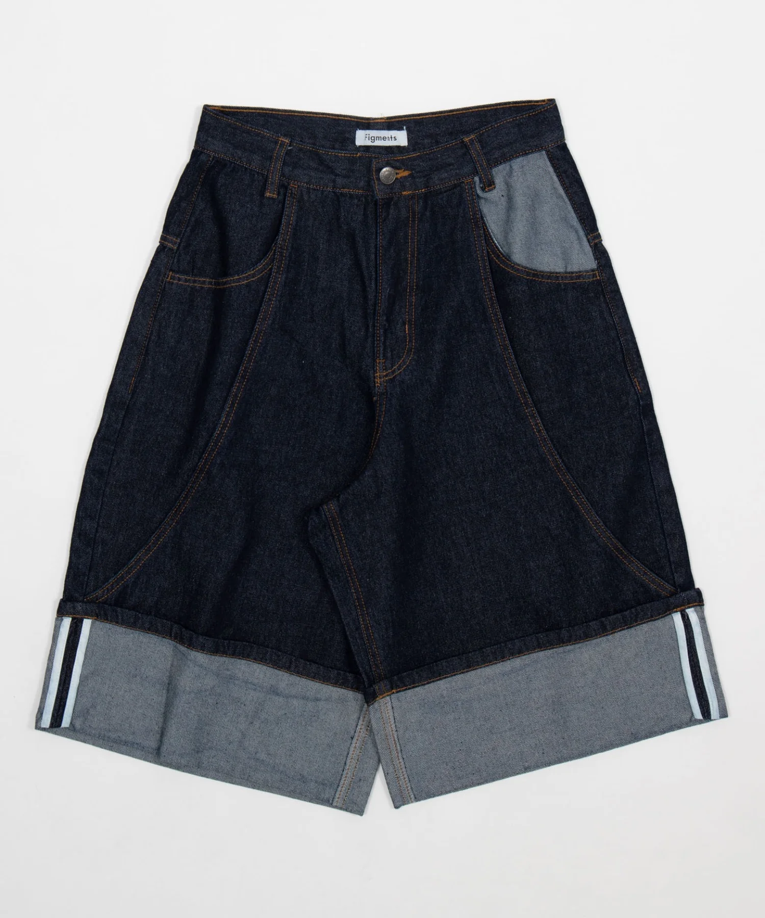ロールアップデニムハーフパンツ - Image 12