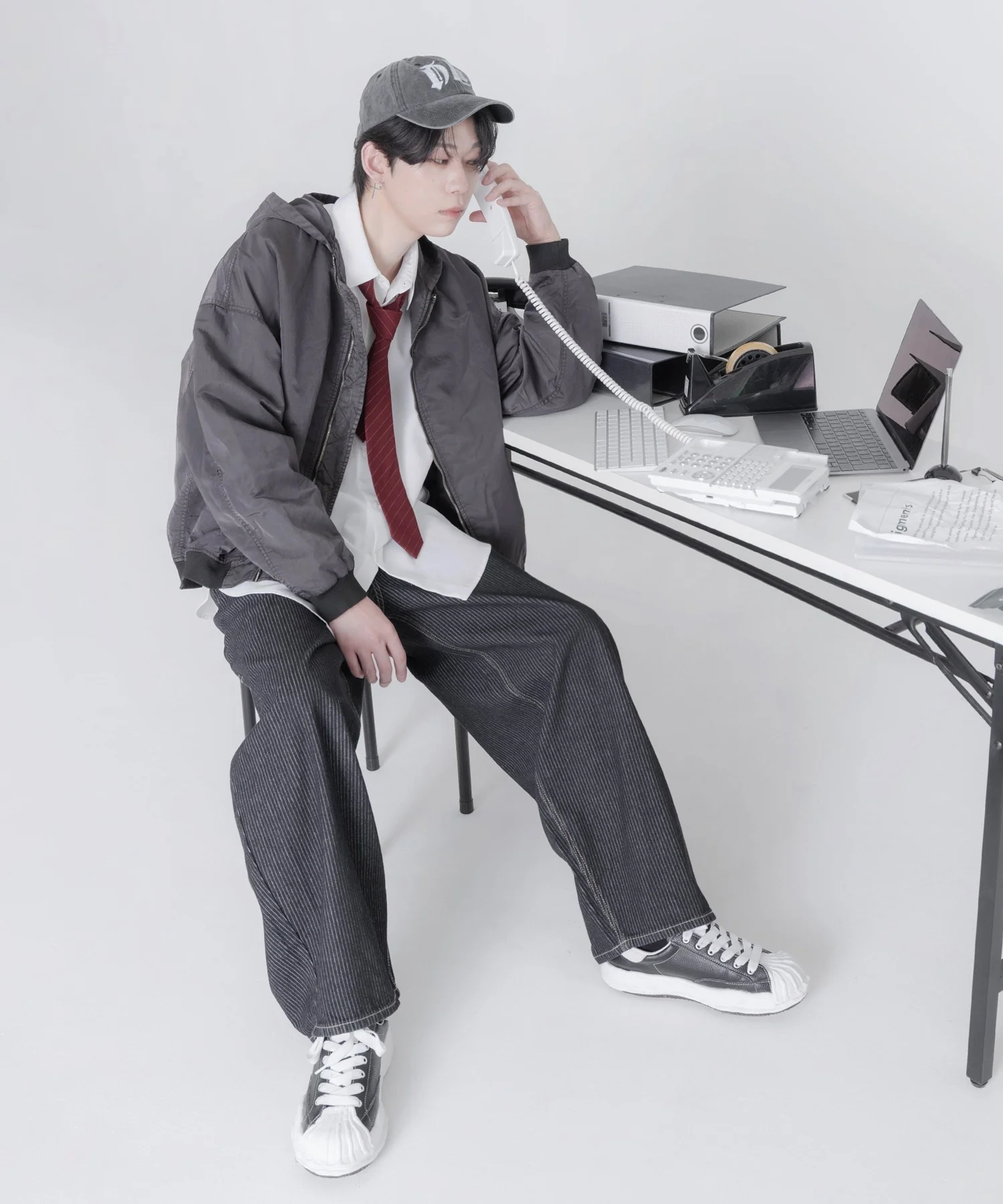 ストライプペインターカーブデニム - Image 5