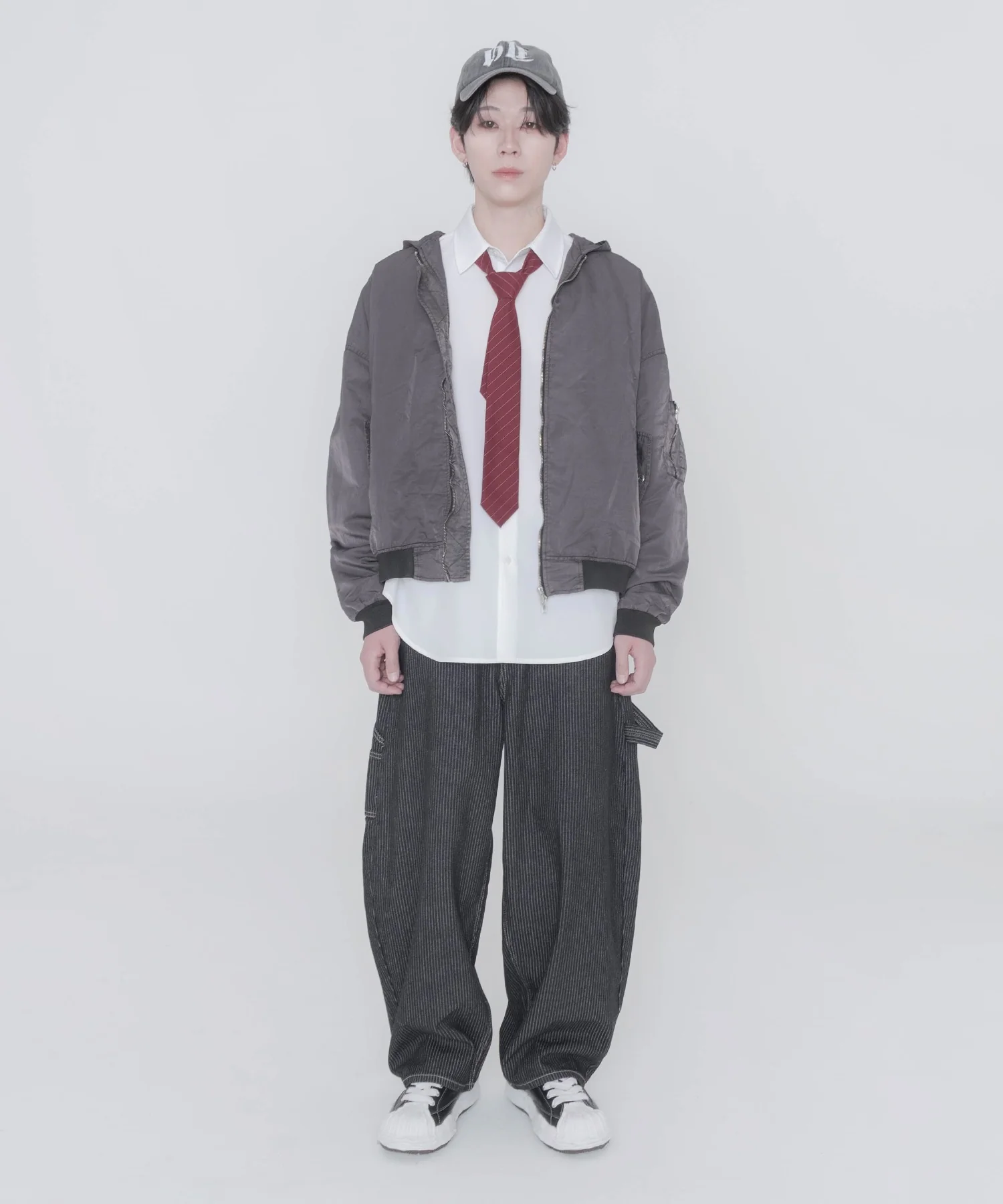 フェードフーデッドボンバージャケット - Image 4