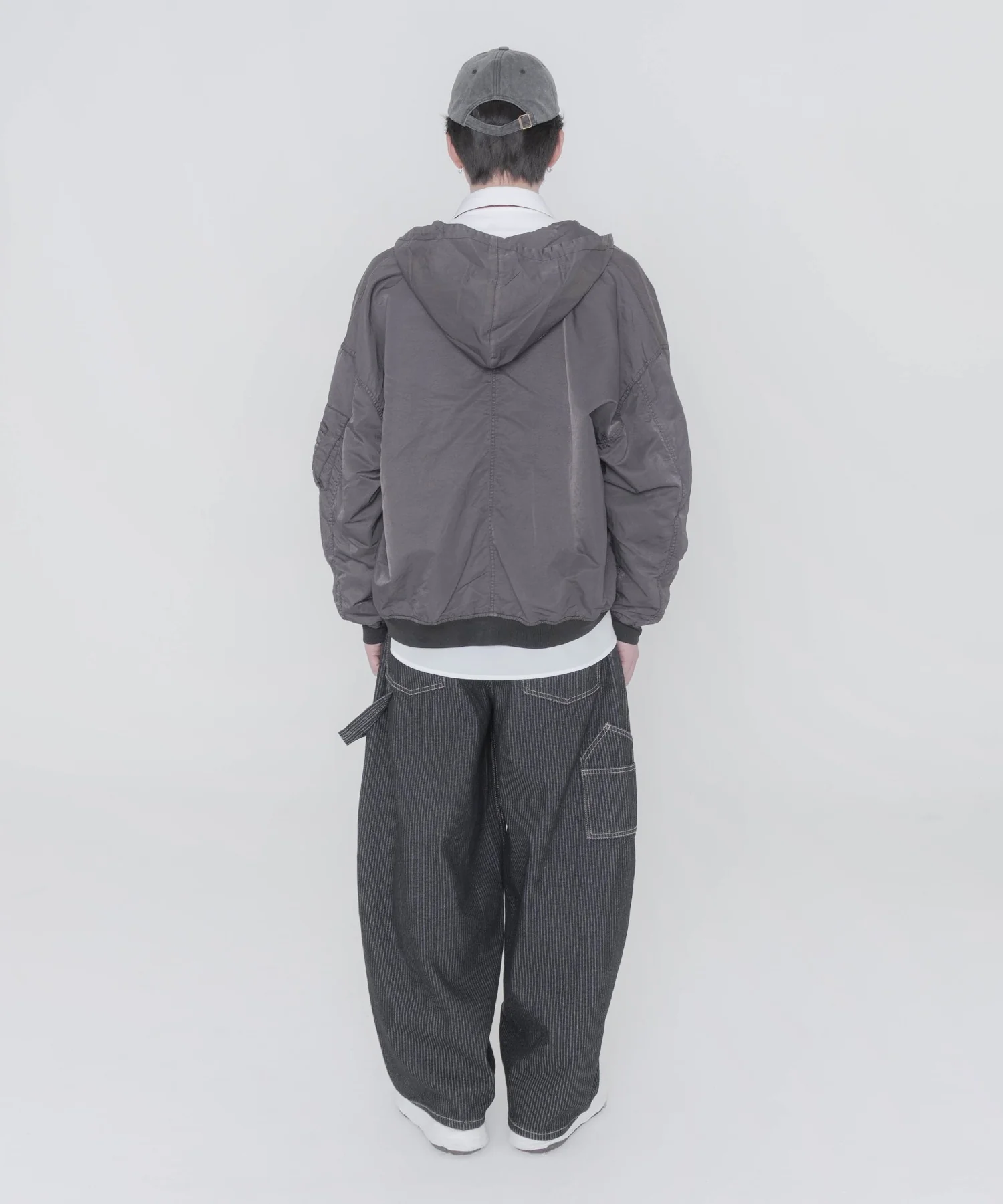 フェードフーデッドボンバージャケット - Image 6
