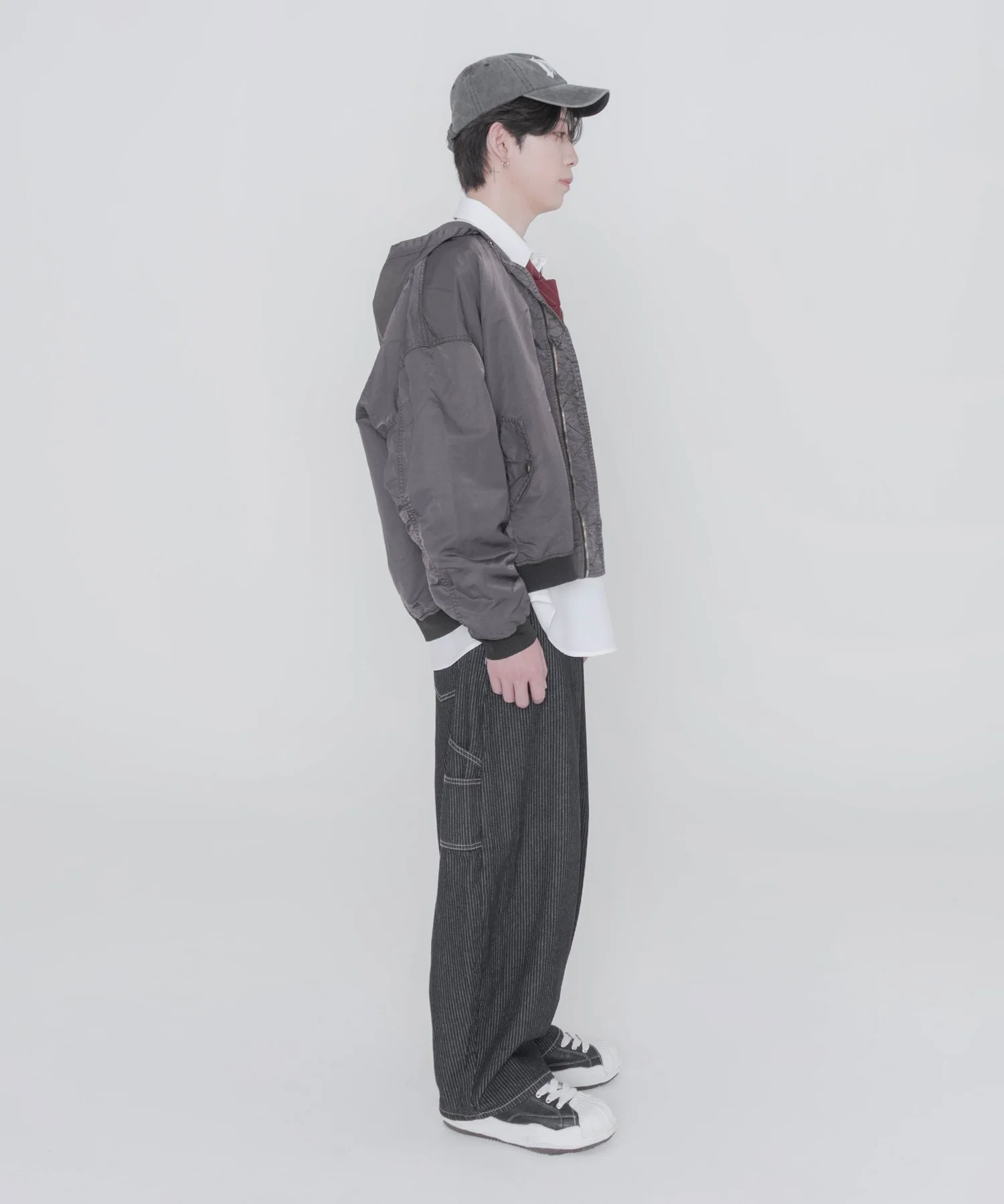 フェードフーデッドボンバージャケット - Image 7