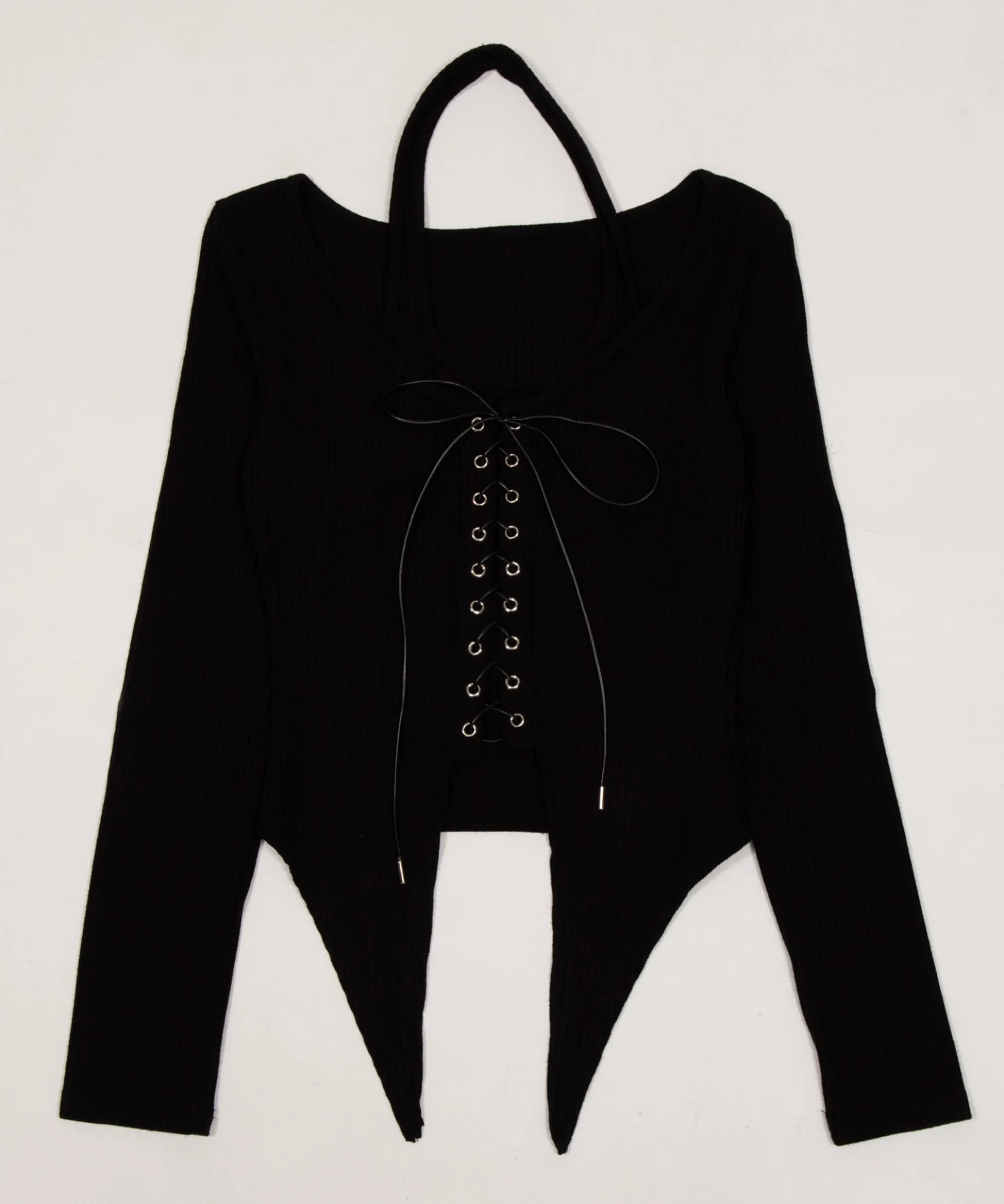 レースアップレイヤードヘムトップ - Image 17