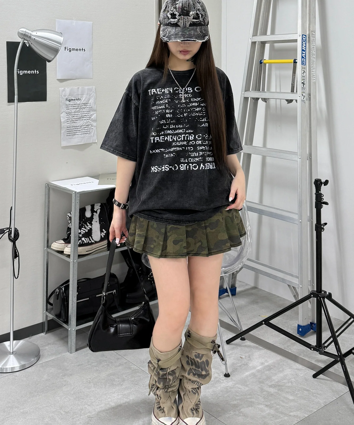 ゴシックロゴピグメントビッグT - Image 8