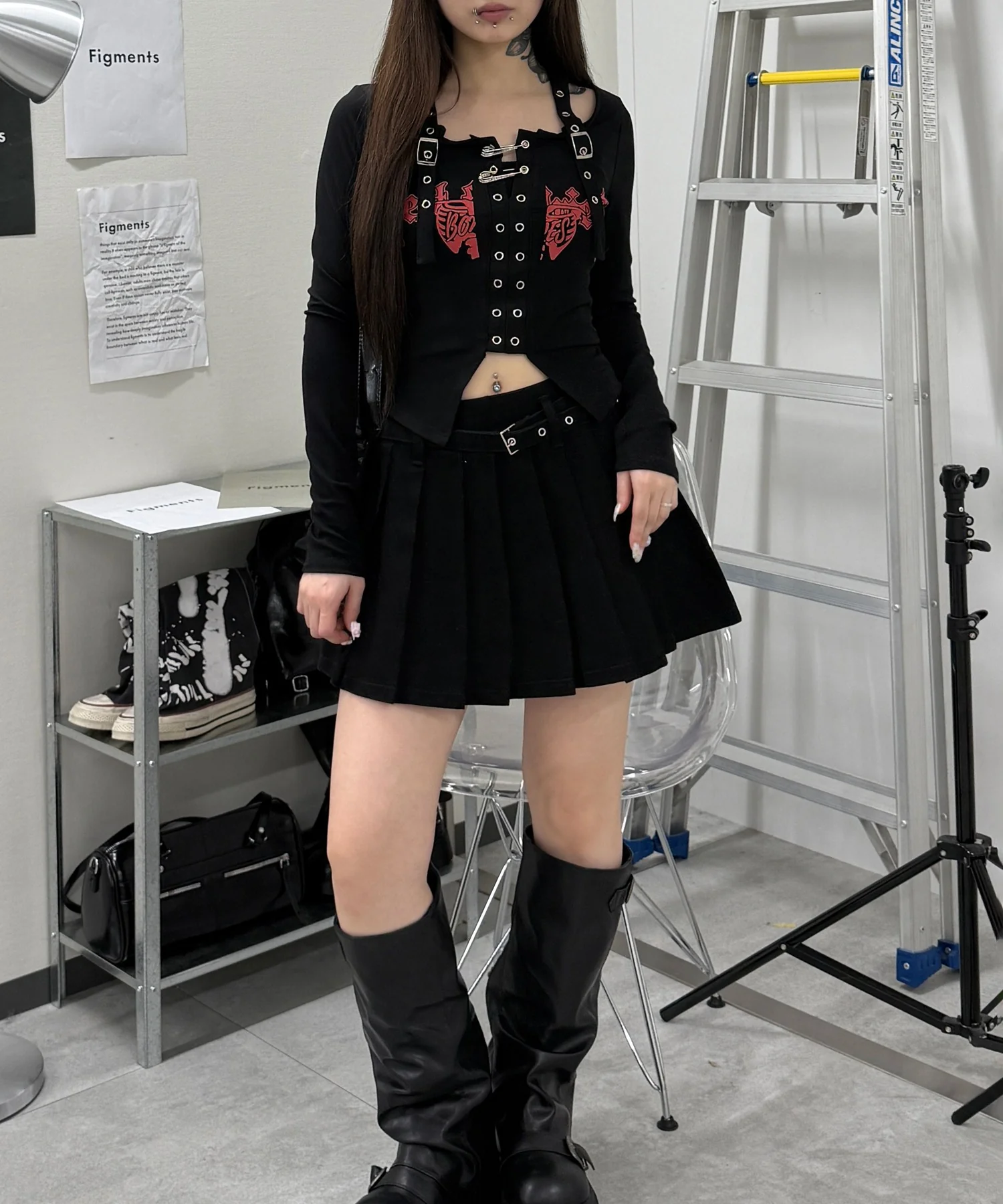 ハトメベルトプリーツスカパン - Image 14