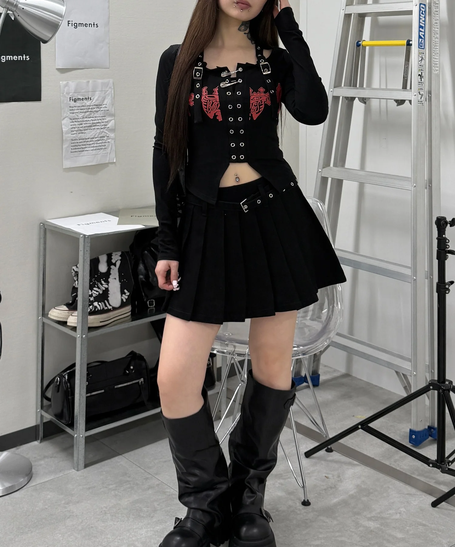 ハトメベルトプリーツスカパン - Image 15
