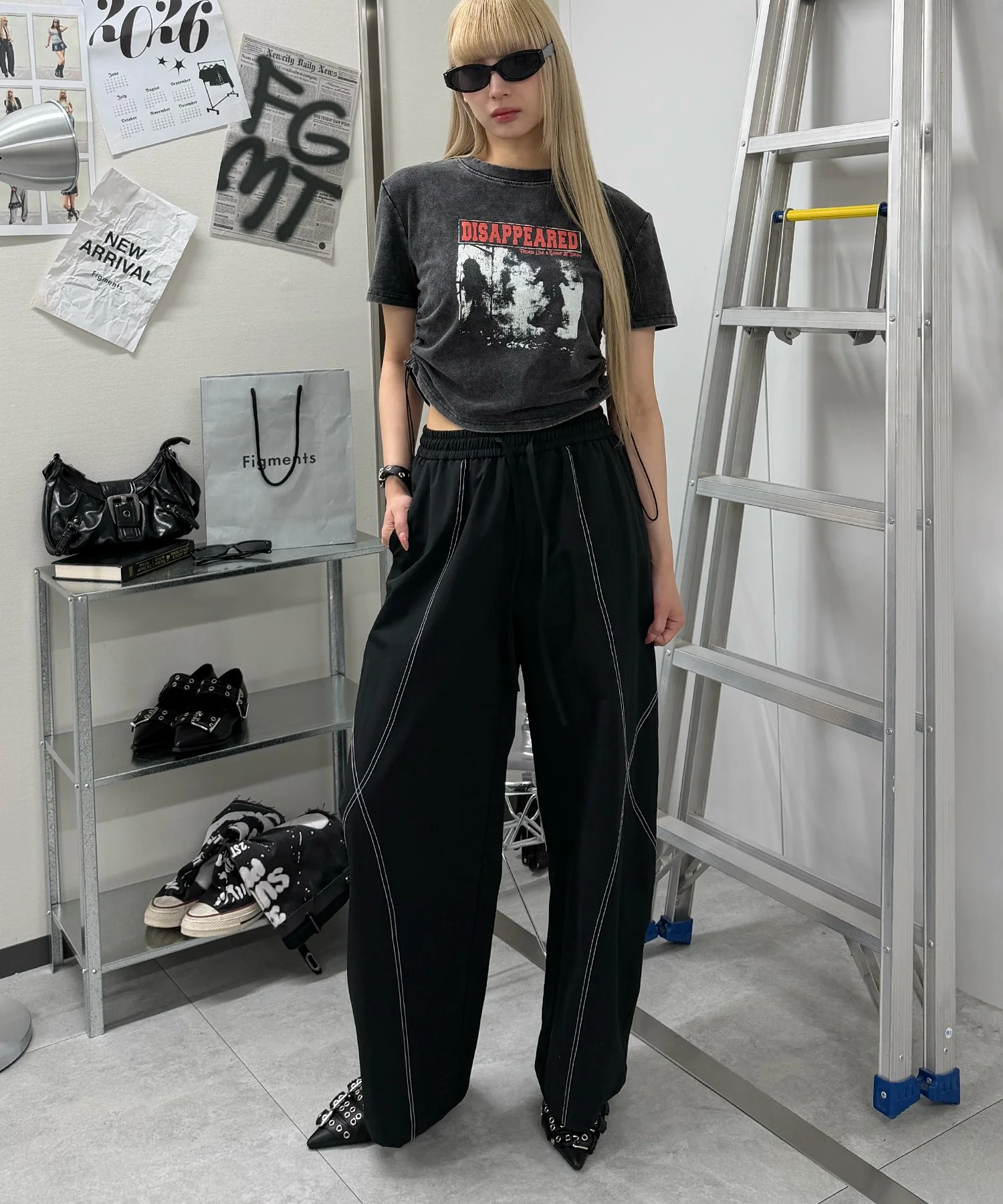 ステッチバルーントラックパンツ - Image 3