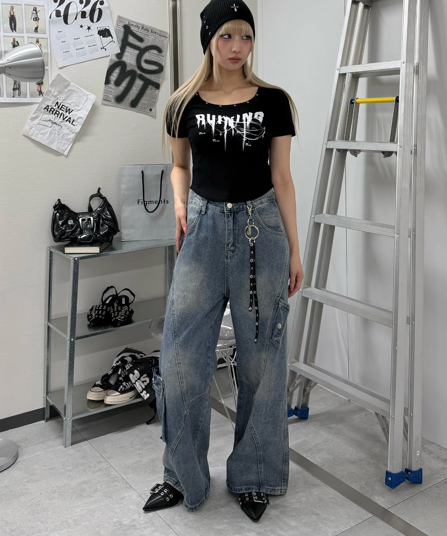 アシメフラップバギー - Image 4