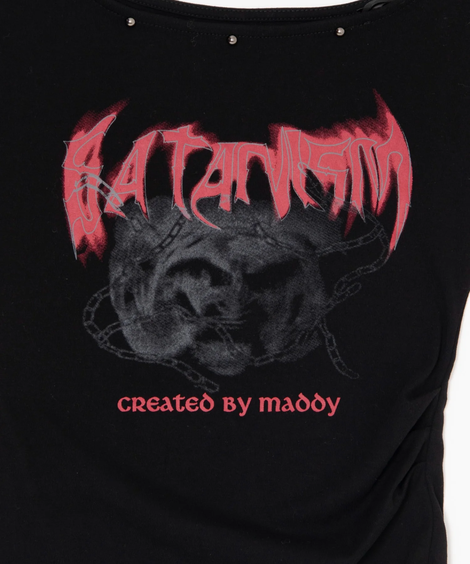 アシメオフショルバンTシャツ - Image 12