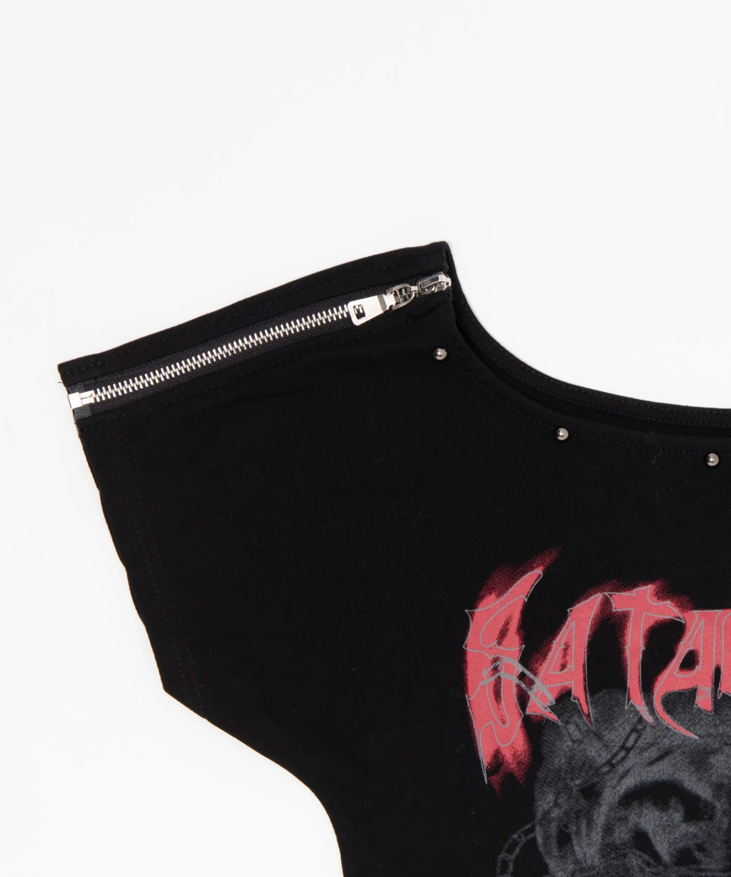 アシメオフショルバンTシャツ - Image 9