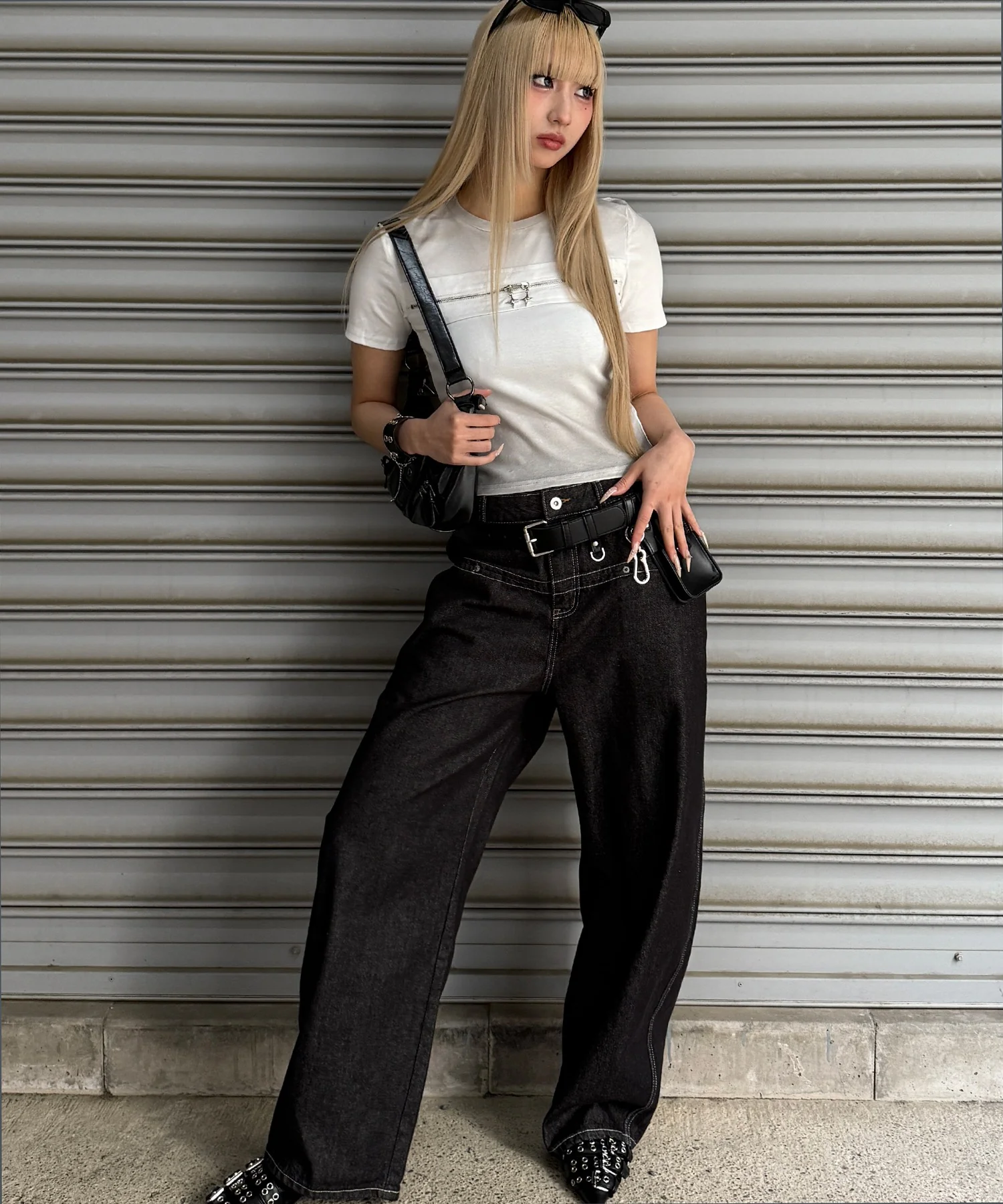 フェードセンタージップTシャツ - Image 4