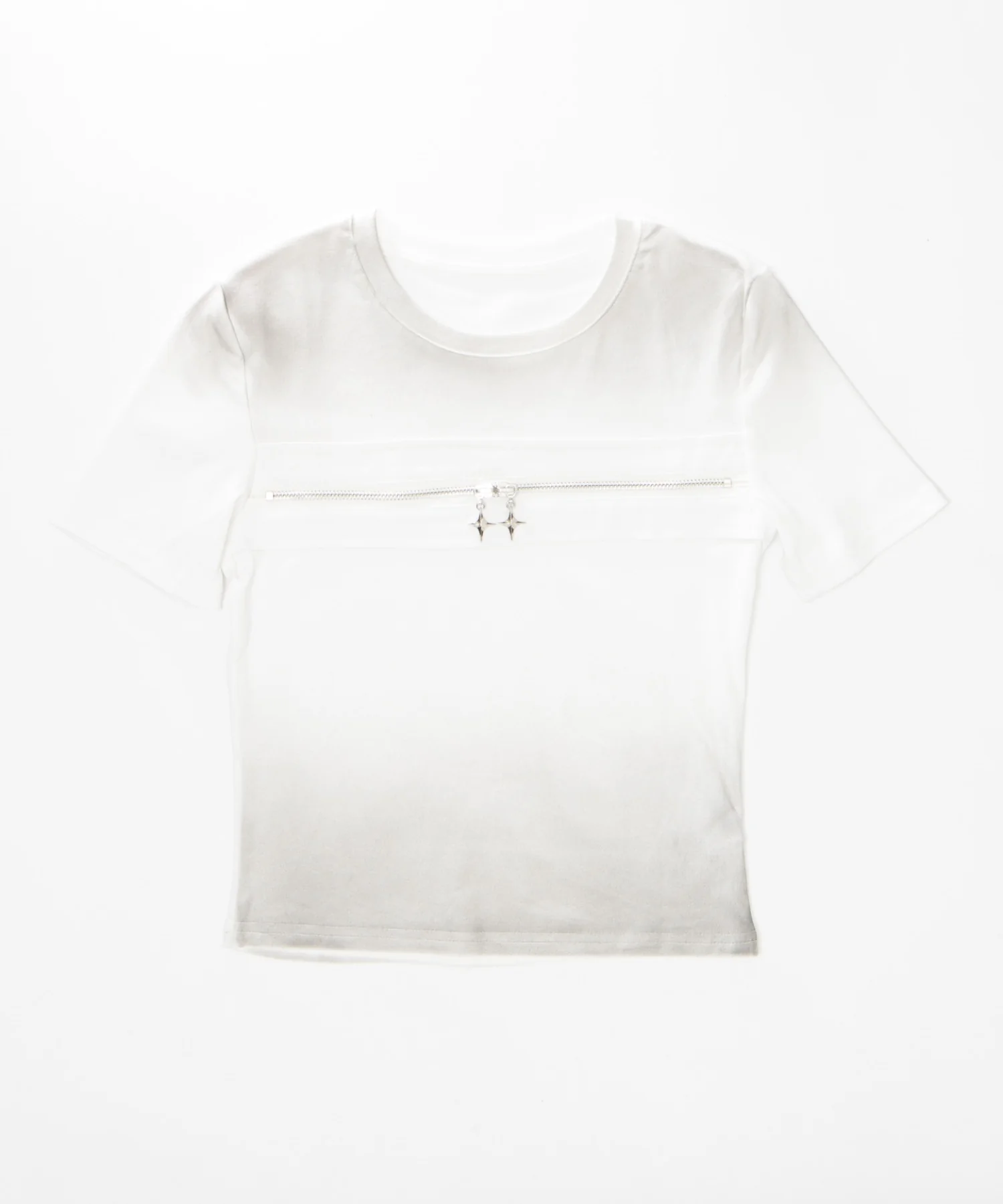 フェードセンタージップTシャツ - Image 9