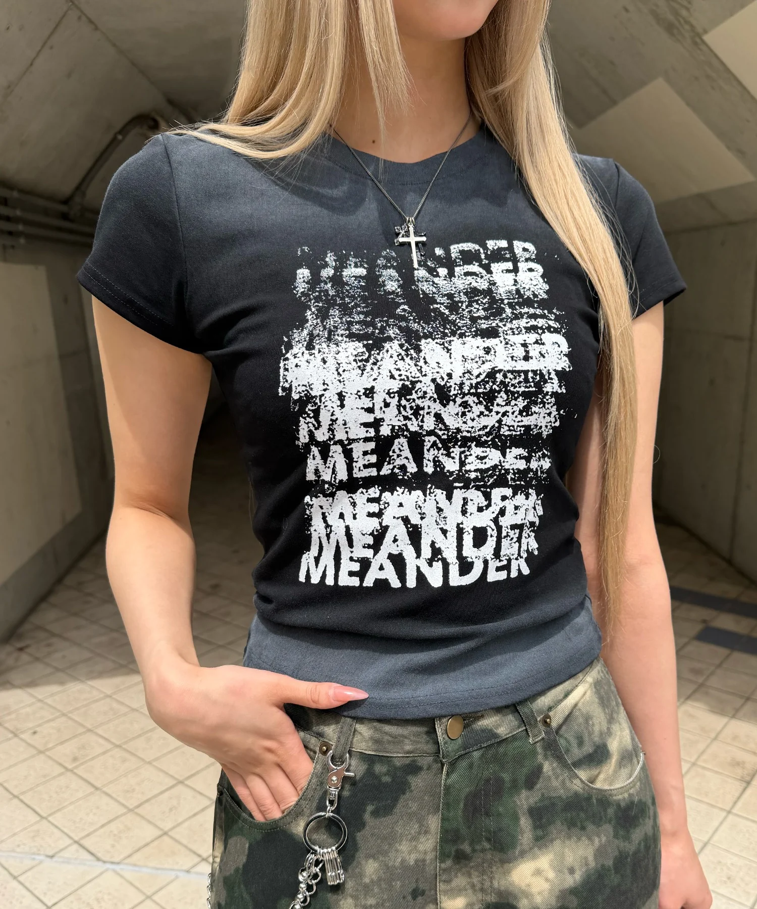 MEANDERフェードTシャツ - Image 2