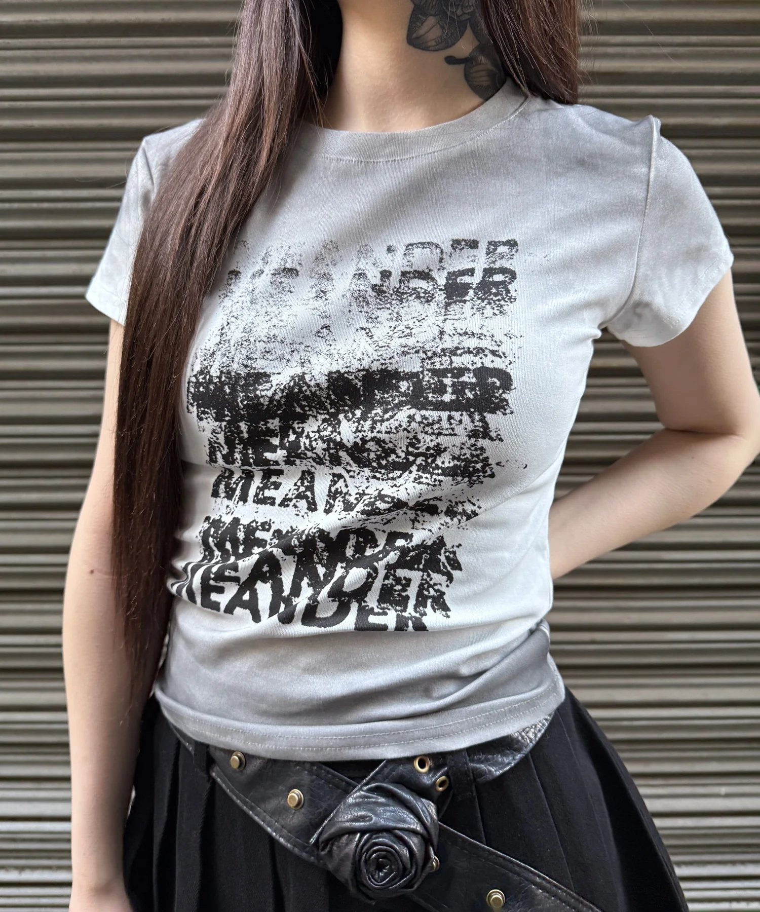 MEANDERフェードTシャツ - Image 3