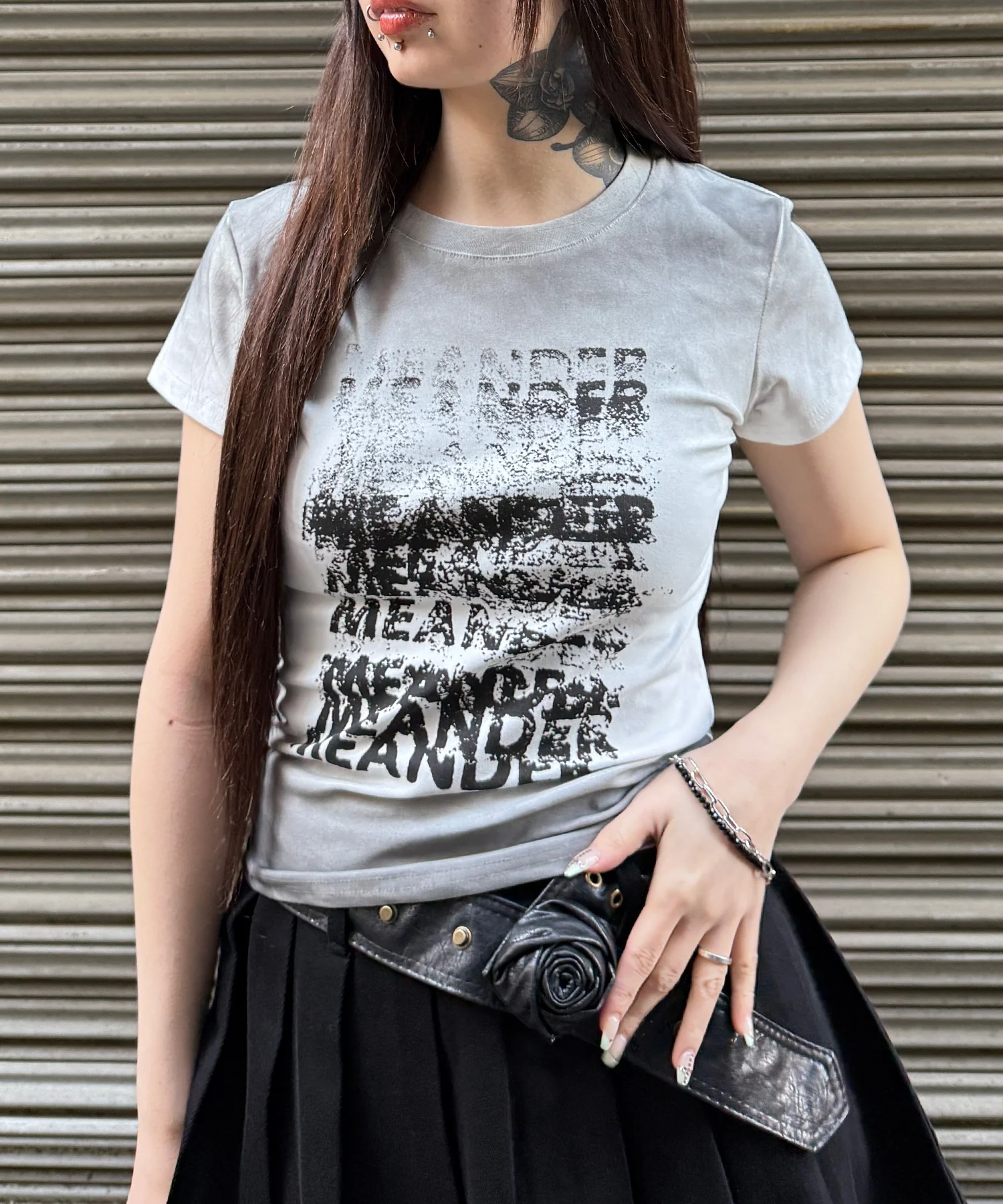 MEANDERフェードTシャツ - Image 4