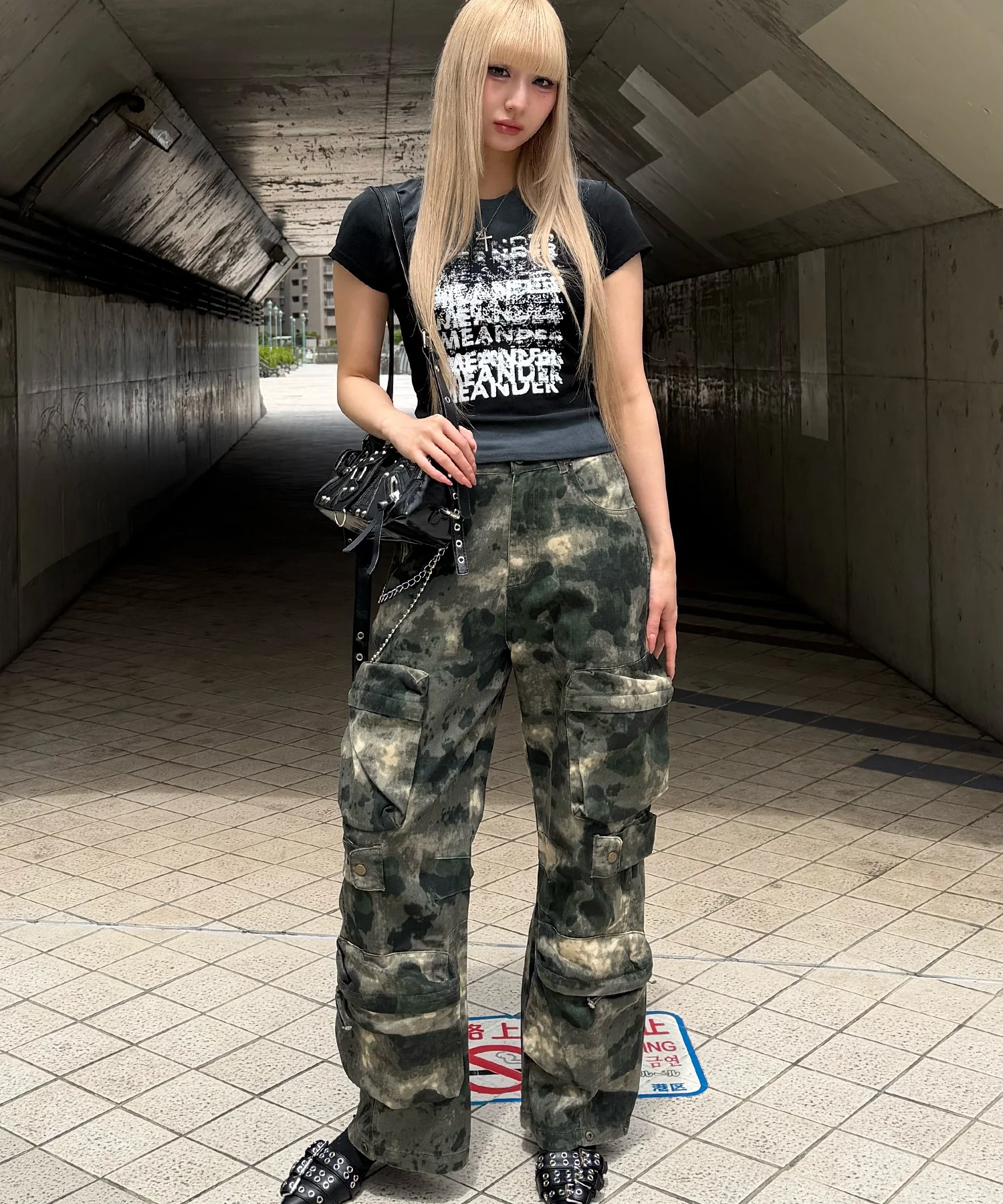 MEANDERフェードTシャツ - Image 8