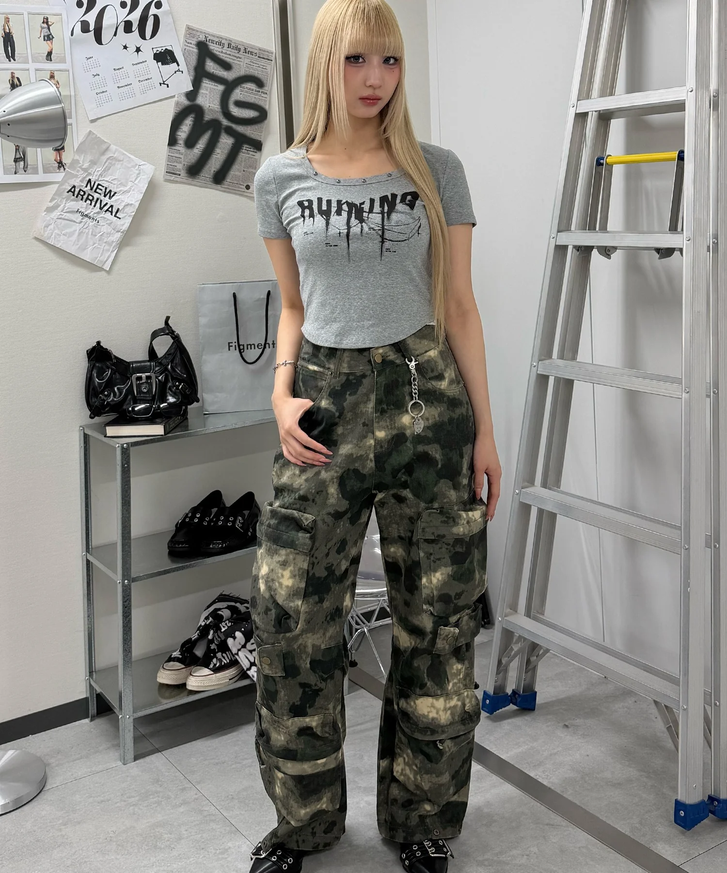 スタッズネックPUNKトップ - Image 5