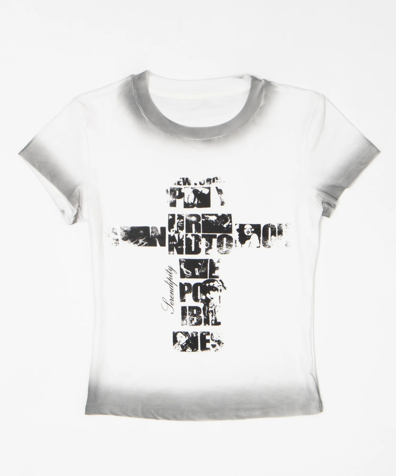 フェードクロスロゴTシャツ - Image 10
