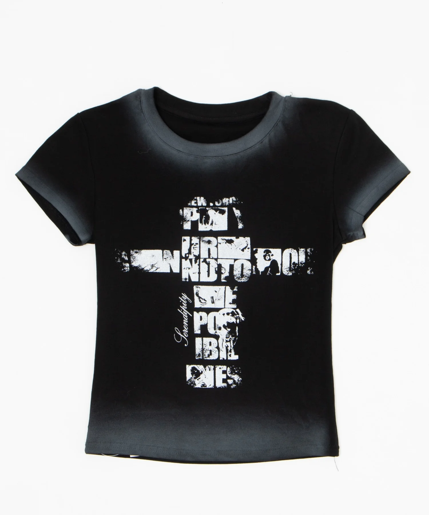 フェードクロスロゴTシャツ - Image 11