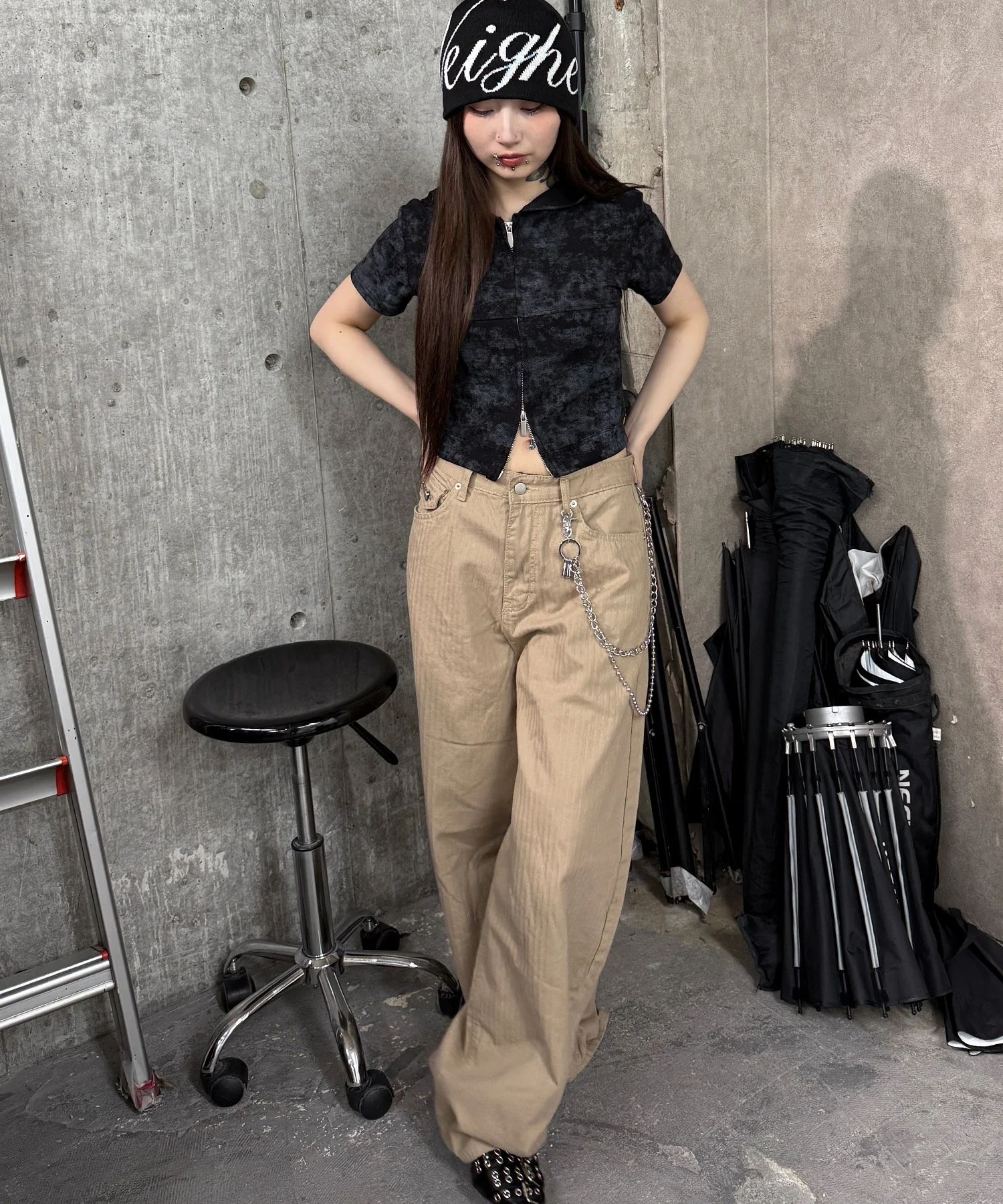 フーデッドZIPトップ - Image 9