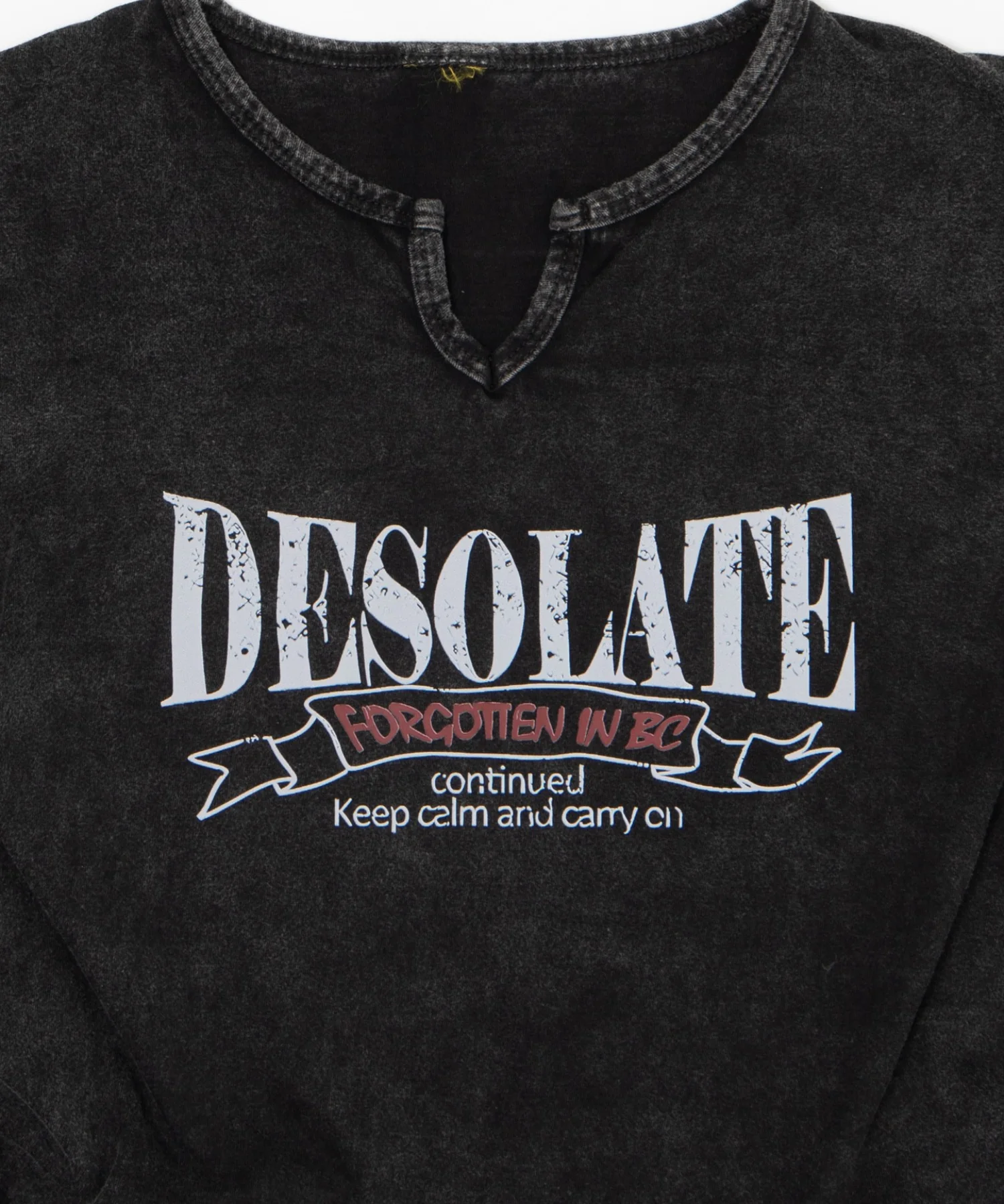 サイドギャザーピグメントTシャツ - Image 10