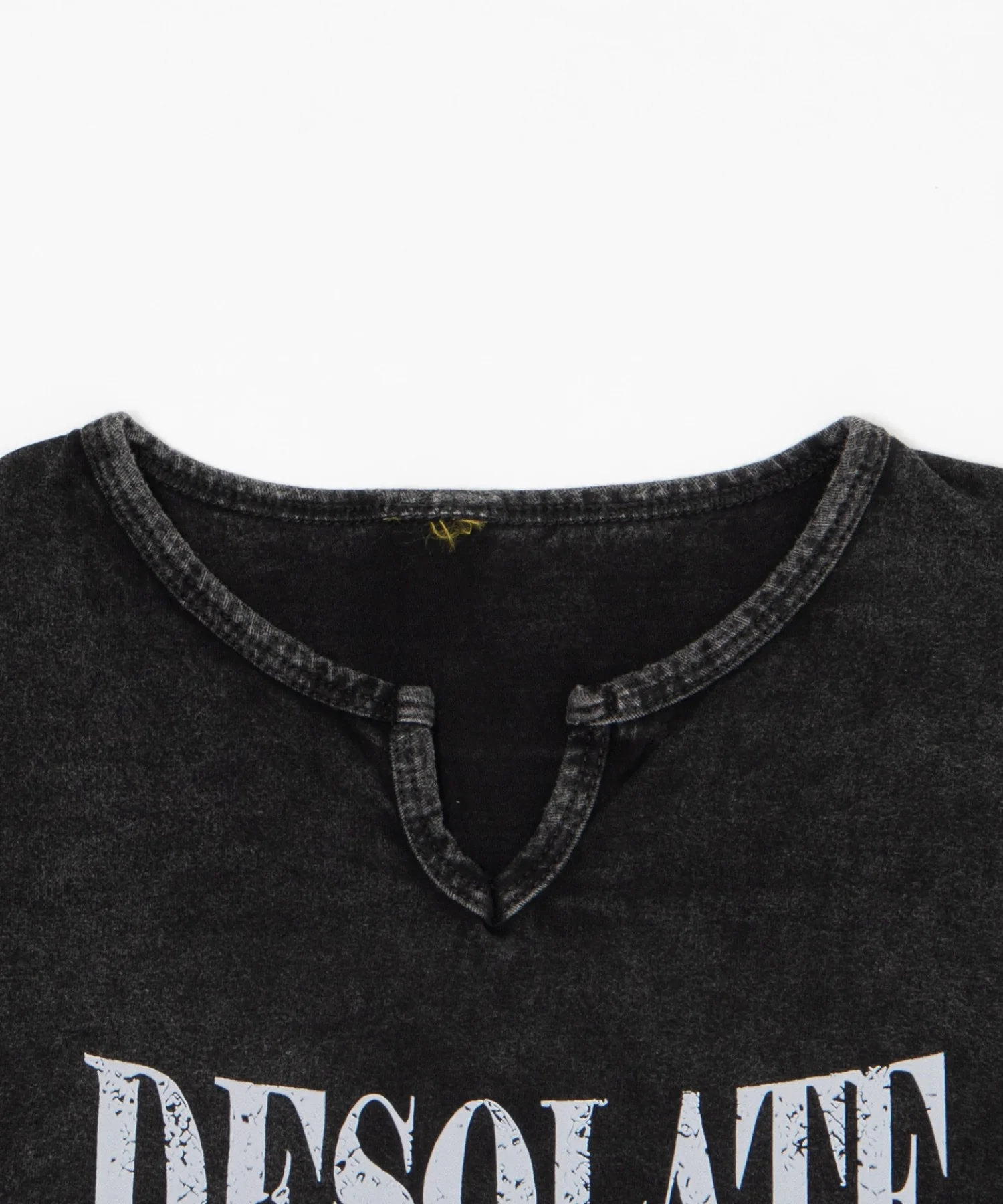 サイドギャザーピグメントTシャツ - Image 9