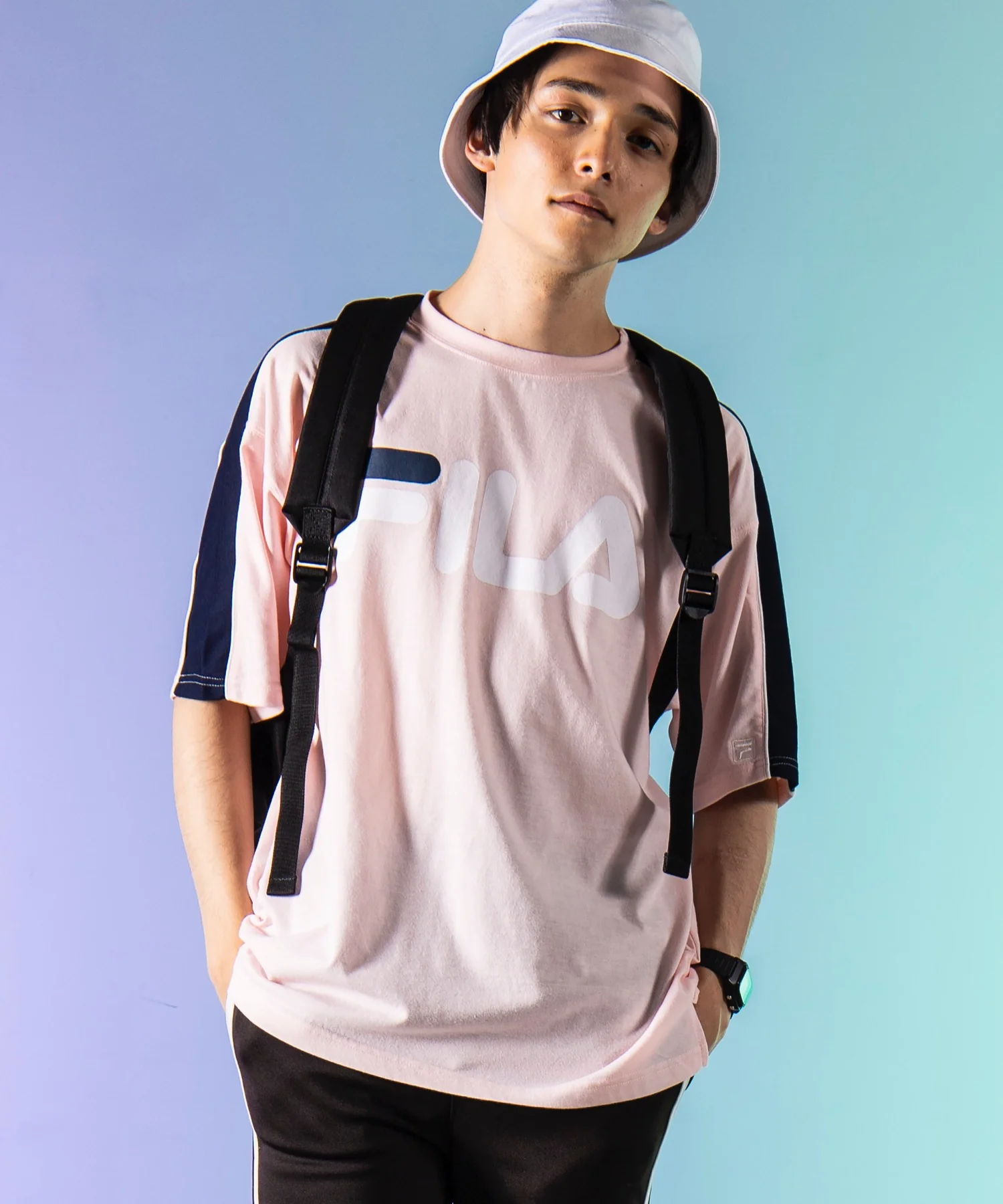 別注FILAパイピング切替Tシャツ(S) - Image 10