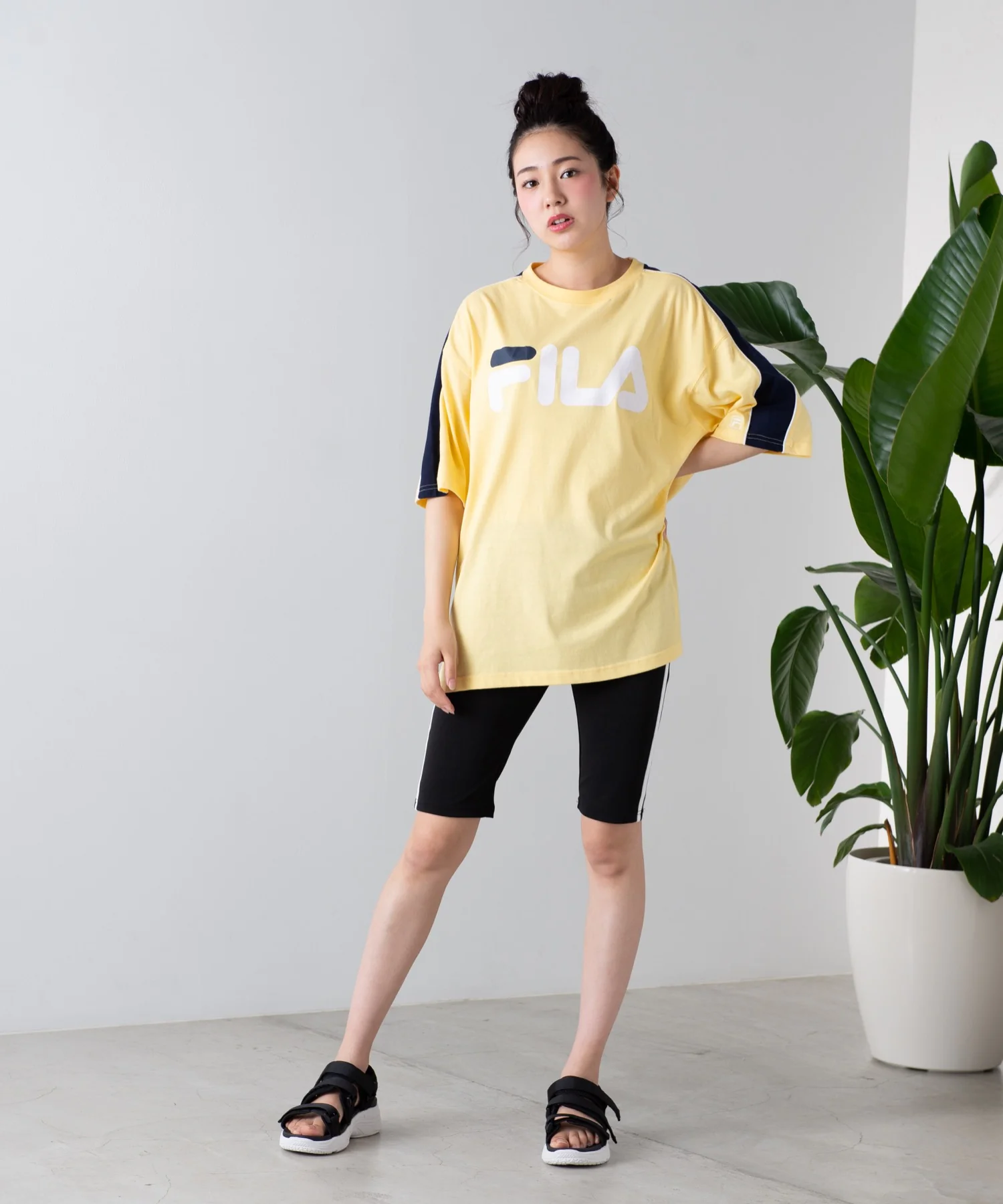 別注FILAパイピング切替Tシャツ(S) - Image 22