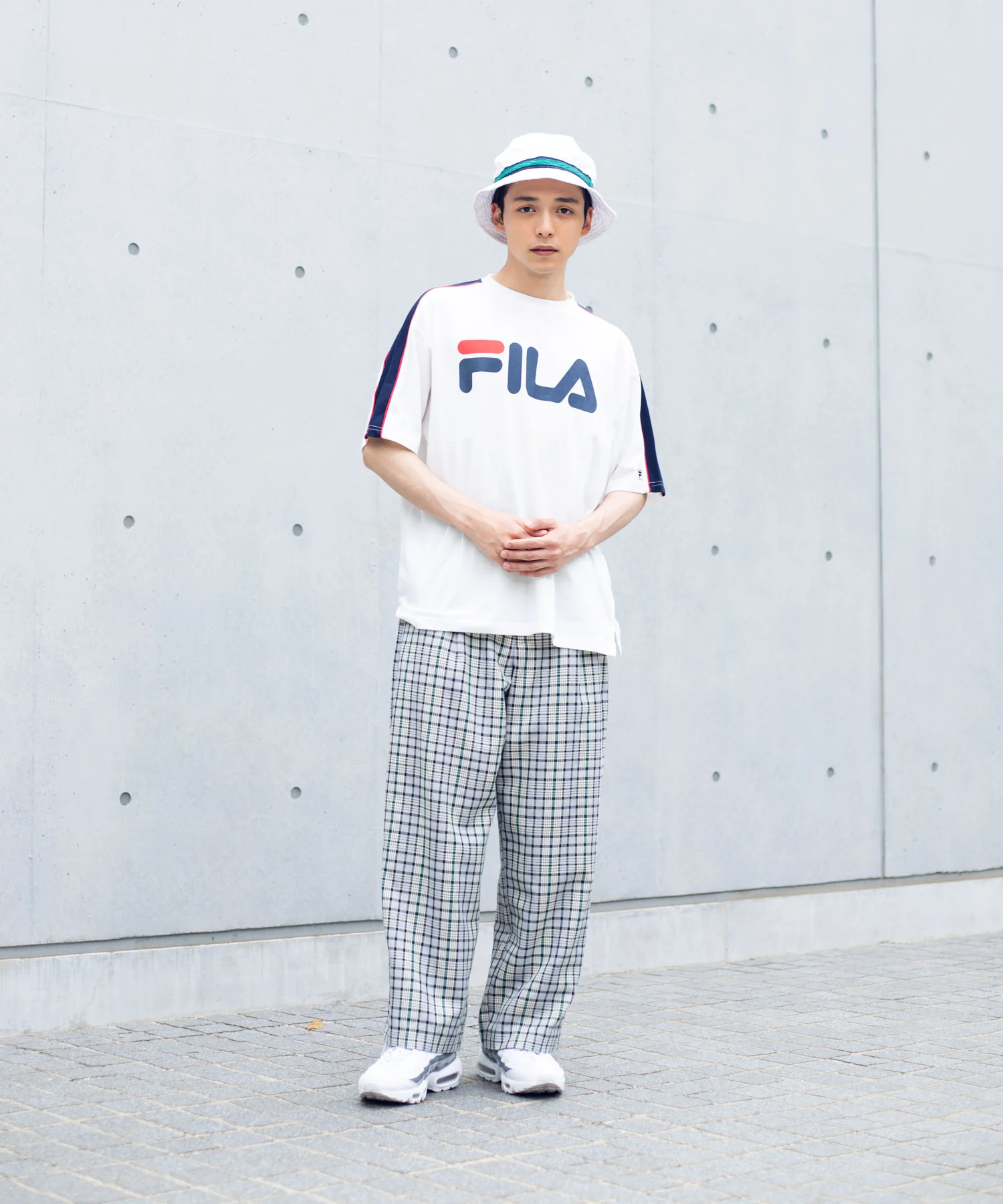 別注FILAパイピング切替Tシャツ(S) - Image 24